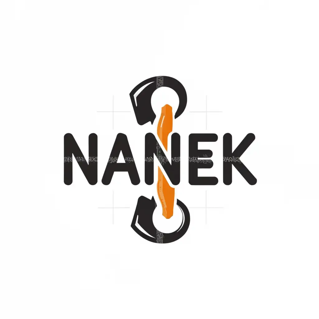 a logo design,with the text "NANEK", main symbol:spanner,Moderate,be used in Education industry,clear background