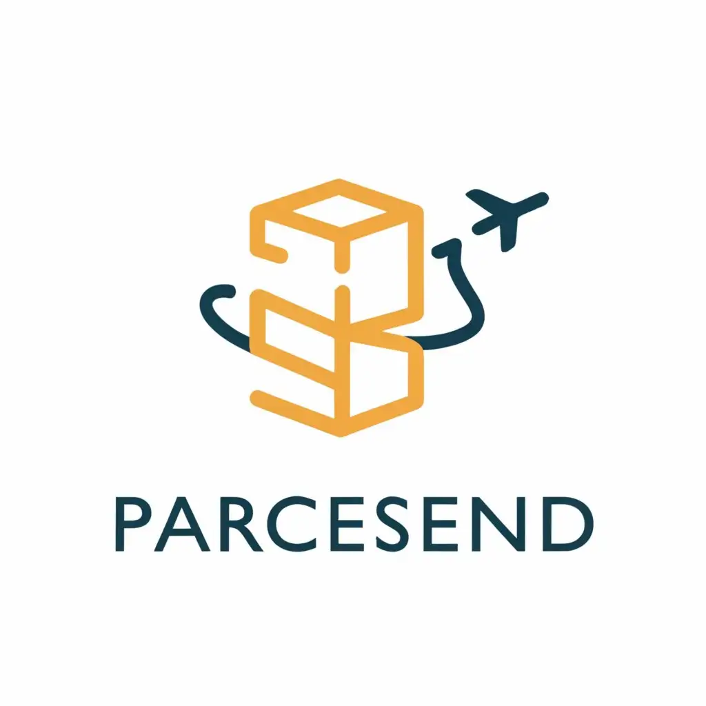 a logo design,with the text "parcelsend", main symbol:sending parcels in Europe,Moderate,clear background