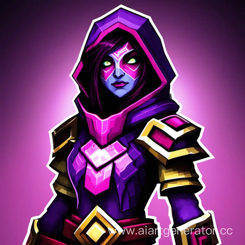 Templar-Assassin-from-Dota-2-Rendered-in-Minecraft-Style-Psionic-Project