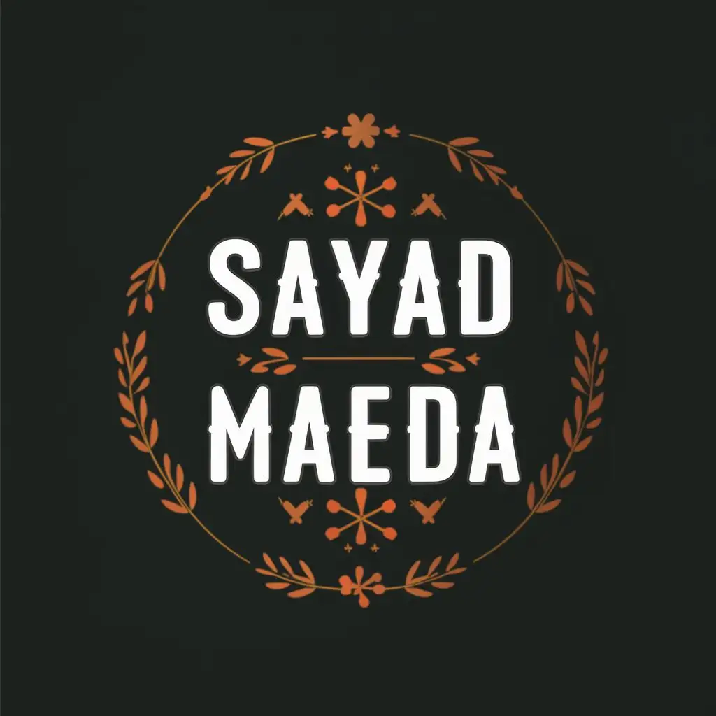 logo, Lovers, with the text "Sayad Maeda", typography
