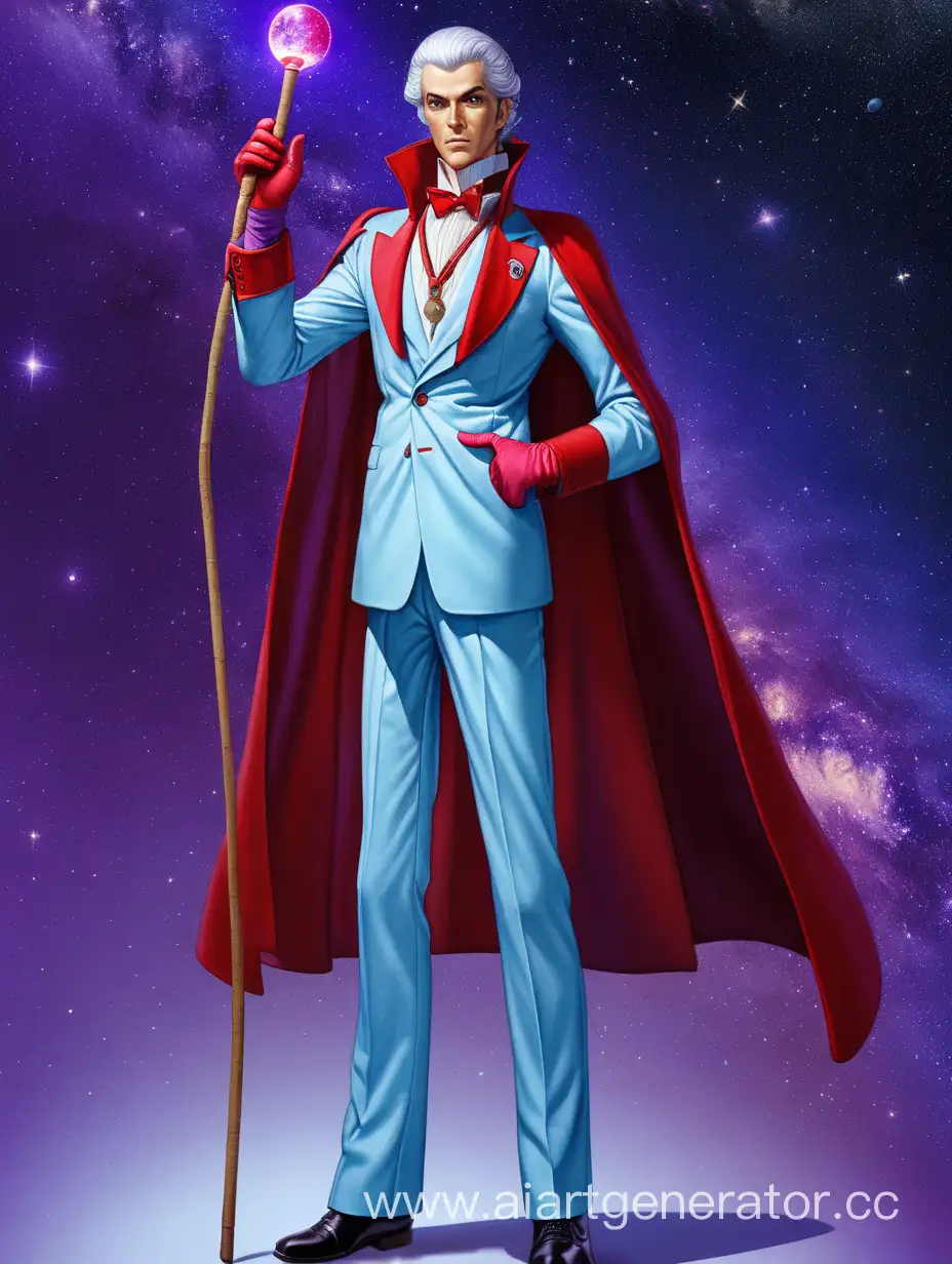 Tall-Man-in-Elegant-Space-Attire-with-Purple-Accents-and-Cane