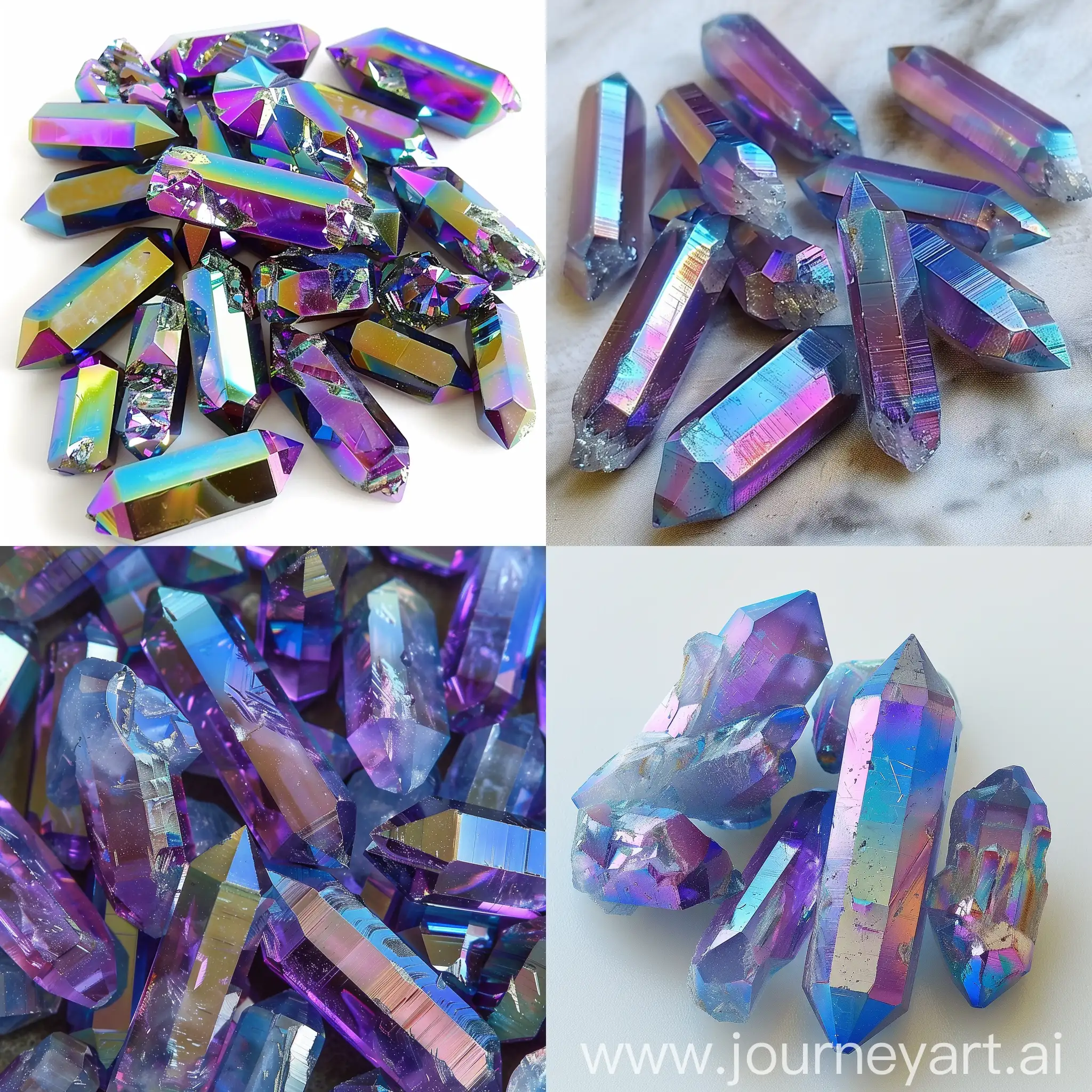 rainbow purple-blue prestige crystals