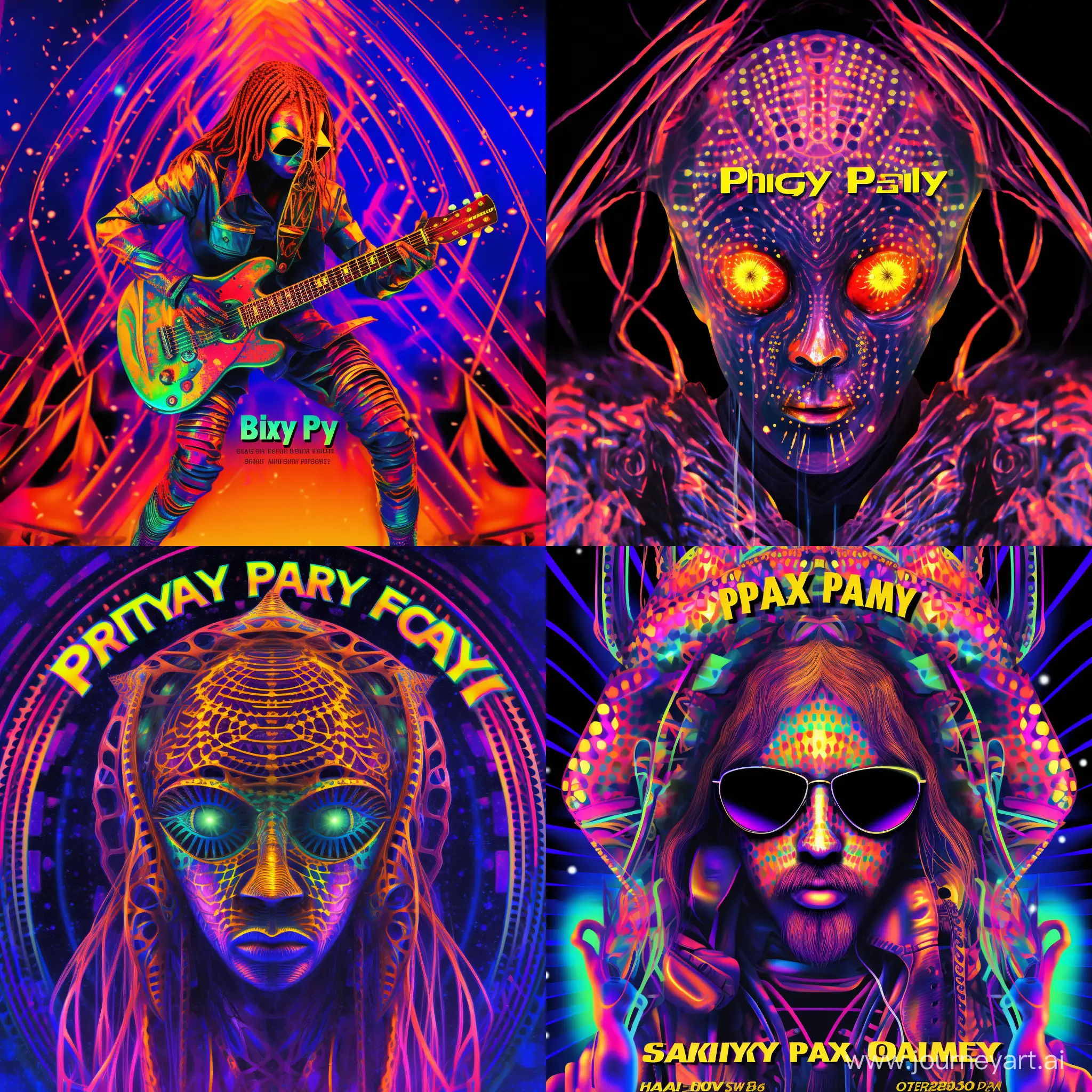 Vibrant-Psy-Trance-Party-Flyer-with-Trippy-Art