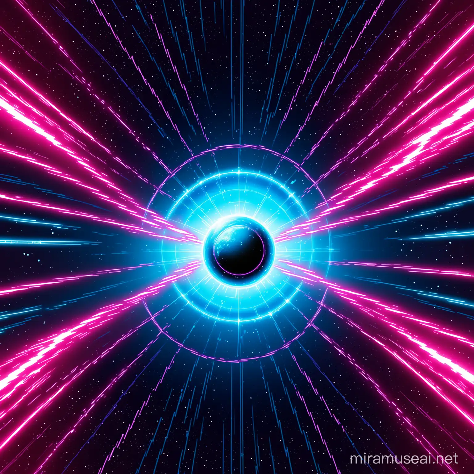 Dynamic Electric Universe Tesla Animation Art