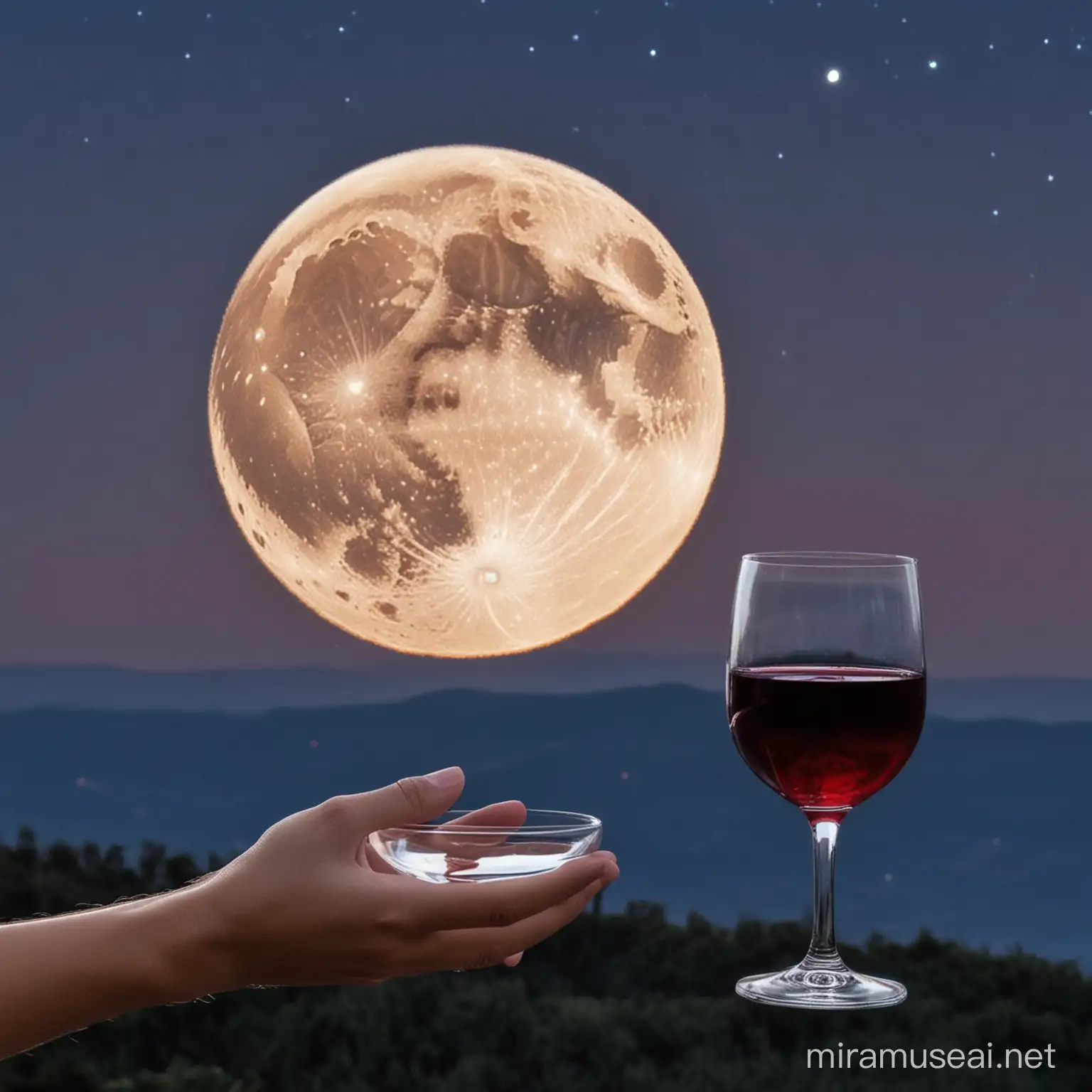 MidAutumn Festival Moon Viewing with Wine