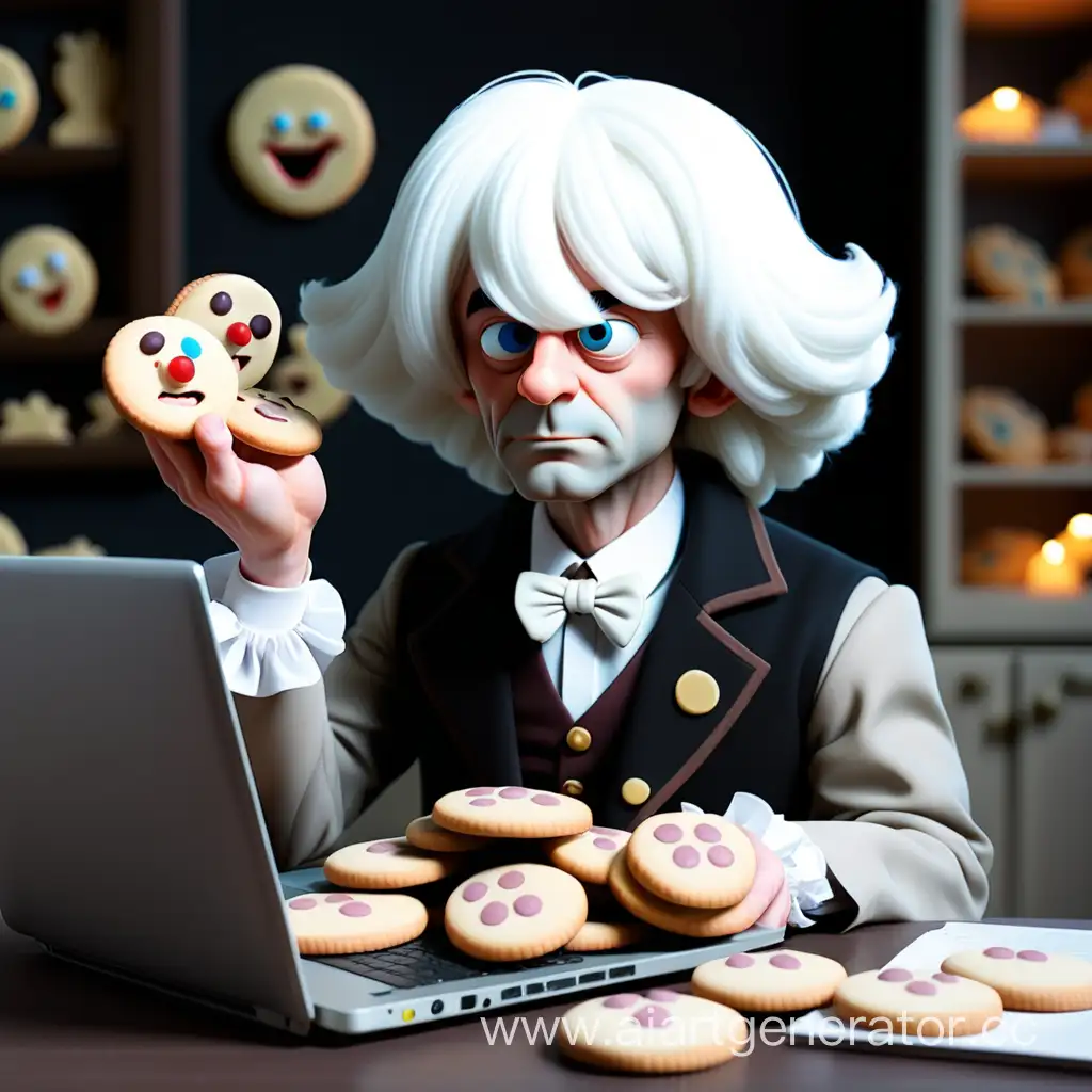 Festive-Cookie-Connoisseur-with-White-Wig-and-Delightful-Treats