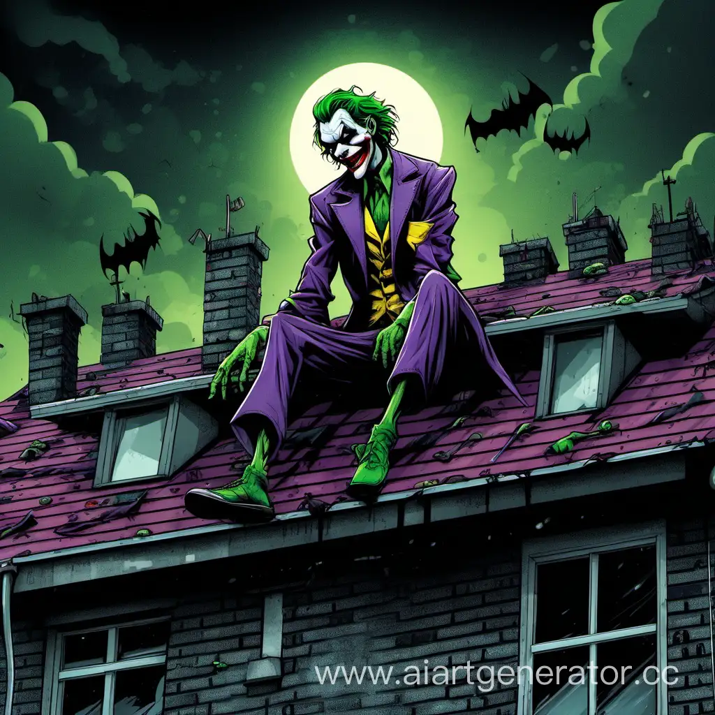 Urban-Apocalypse-Joker-Zombie-on-the-Rooftop