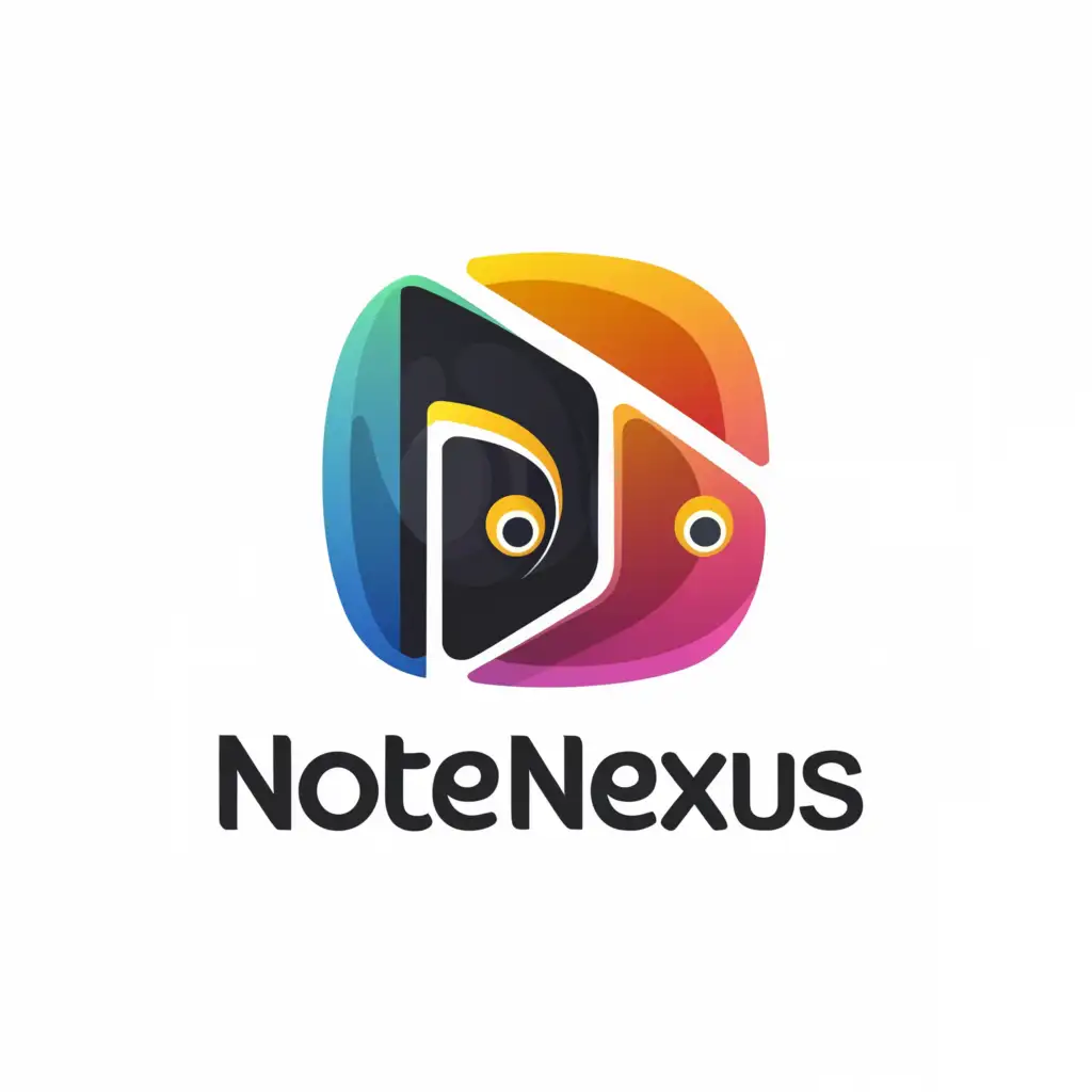 a logo design,with the text "NoteNexus", main symbol:Notes app,Moderate,clear background