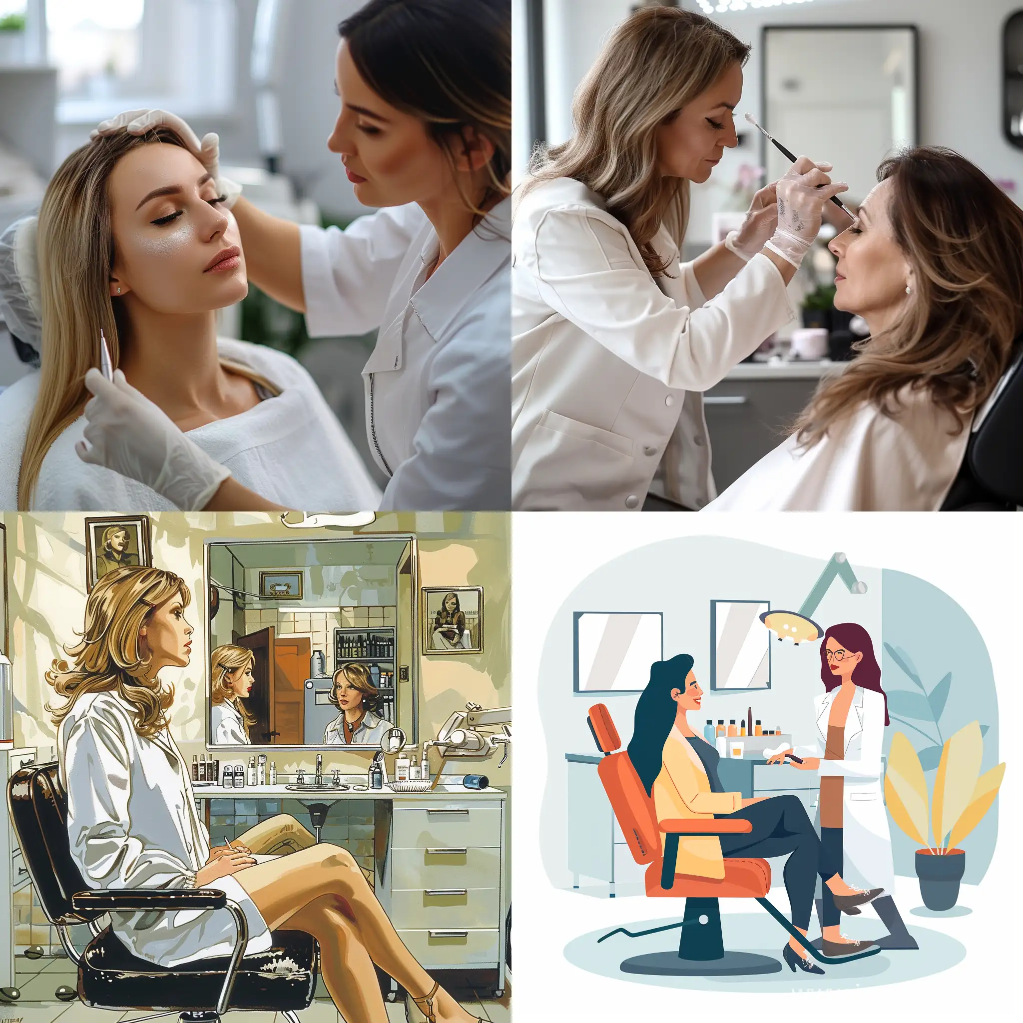 Woman-at-Cosmetologists-Appointment-Exploring-Disport-Treatment