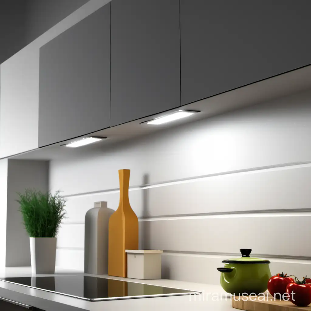 UnderCabinet LED Lighting Stylish and Practical Kitchen Illumination