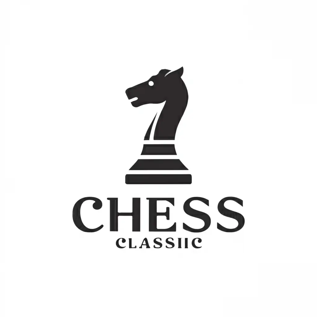 a logo design,with the text "Chess Classic", main symbol:chess,Moderate,be used in Events industry,clear background