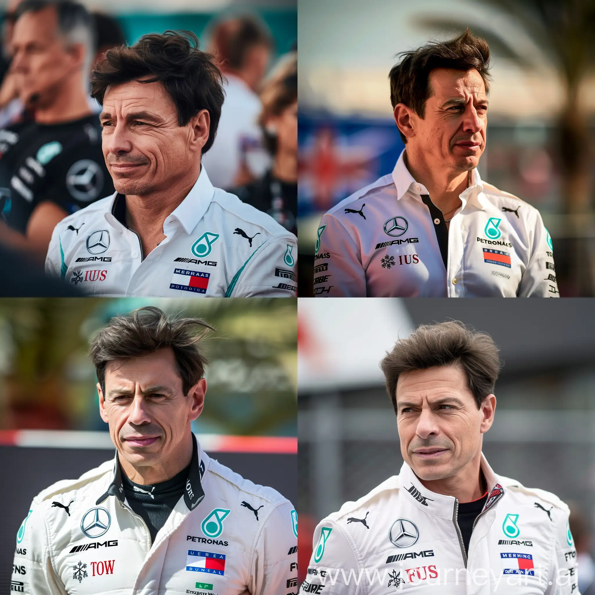 Mercedes-F1-CEO-Toto-Wolff-Impersonating-a-Woman