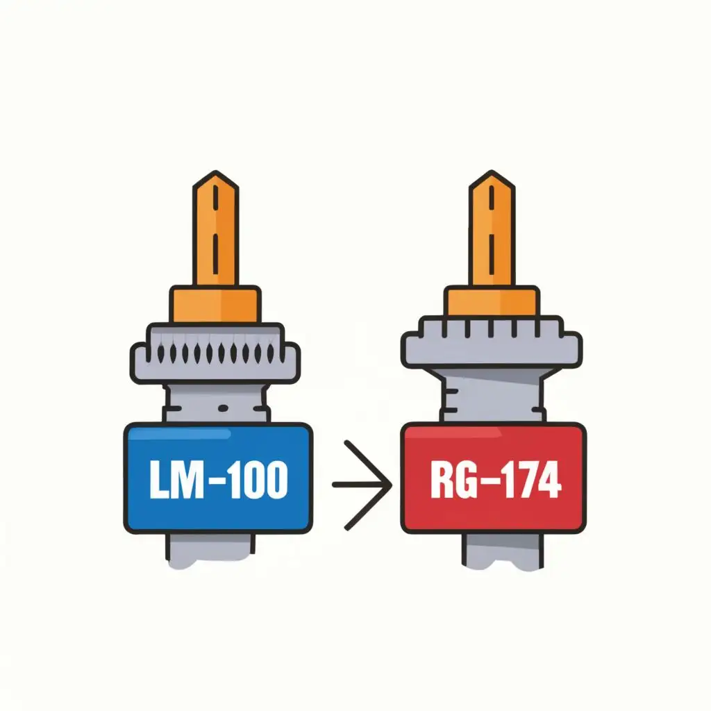 logo, Make an infographic about the distinctions between LMR-100 and RG-174 coaxial cable types.
LMR-100 and RG-174 are coax types for antenna cables., with the text "Make an infographic about the distinctions between LMR-100 and RG-174 coaxial cable types.
LMR-100 and RG-174 are coax types for antenna cables.", typography, be used in Real Estate industry