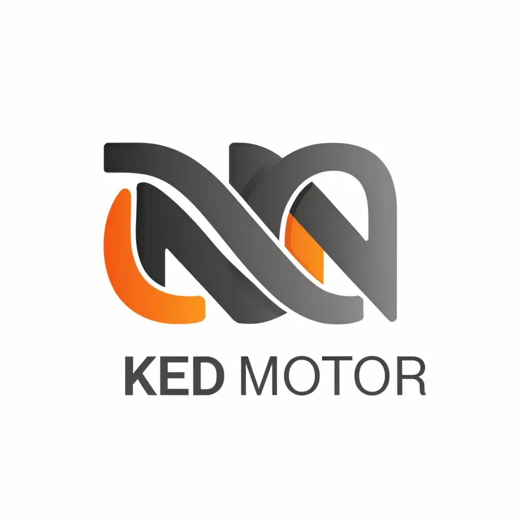 a logo design,with the text "KED MOTOR", main symbol:nnn,Moderate,be used in Finance industry,clear background