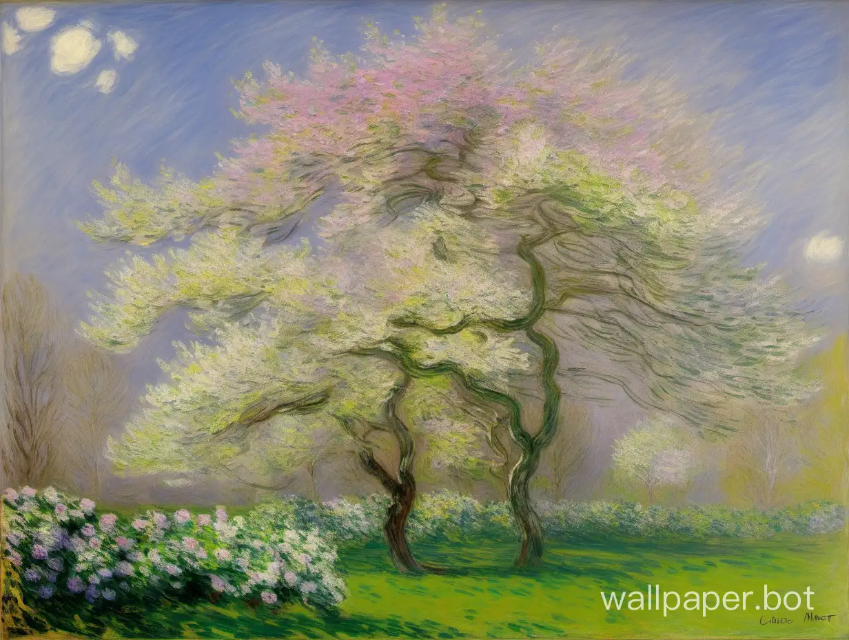 the magic of love, spring, Claude Monet