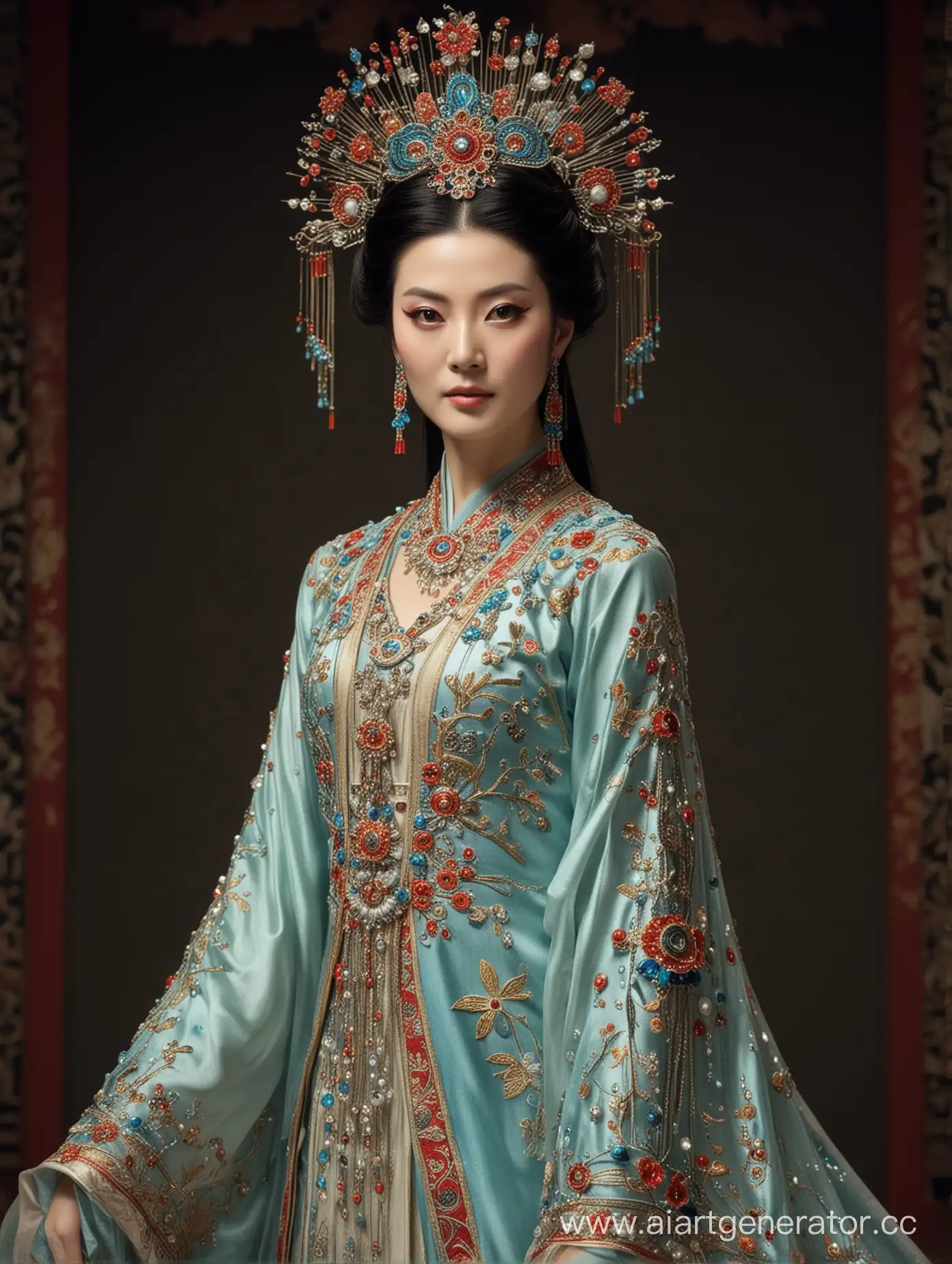 Turandot-Mysterious-Princess-in-Majestic-Costume-and-Jewelry