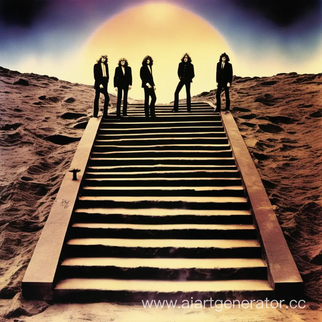Группа led Zeppelin играет песню stairway to heaven