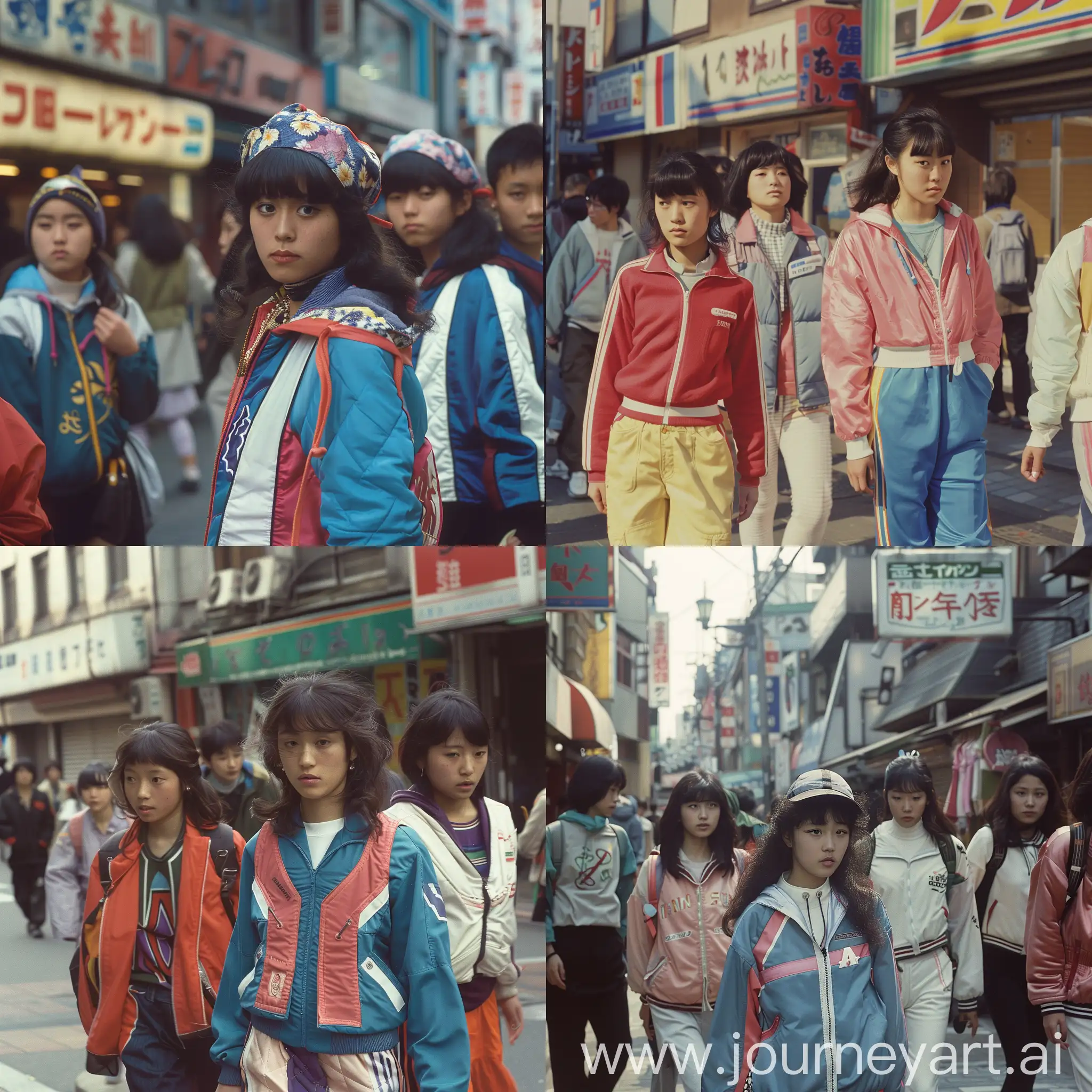 1980s-Japanese-Street-Fashion-Asian-Girls-in-Vintage-Sportswear