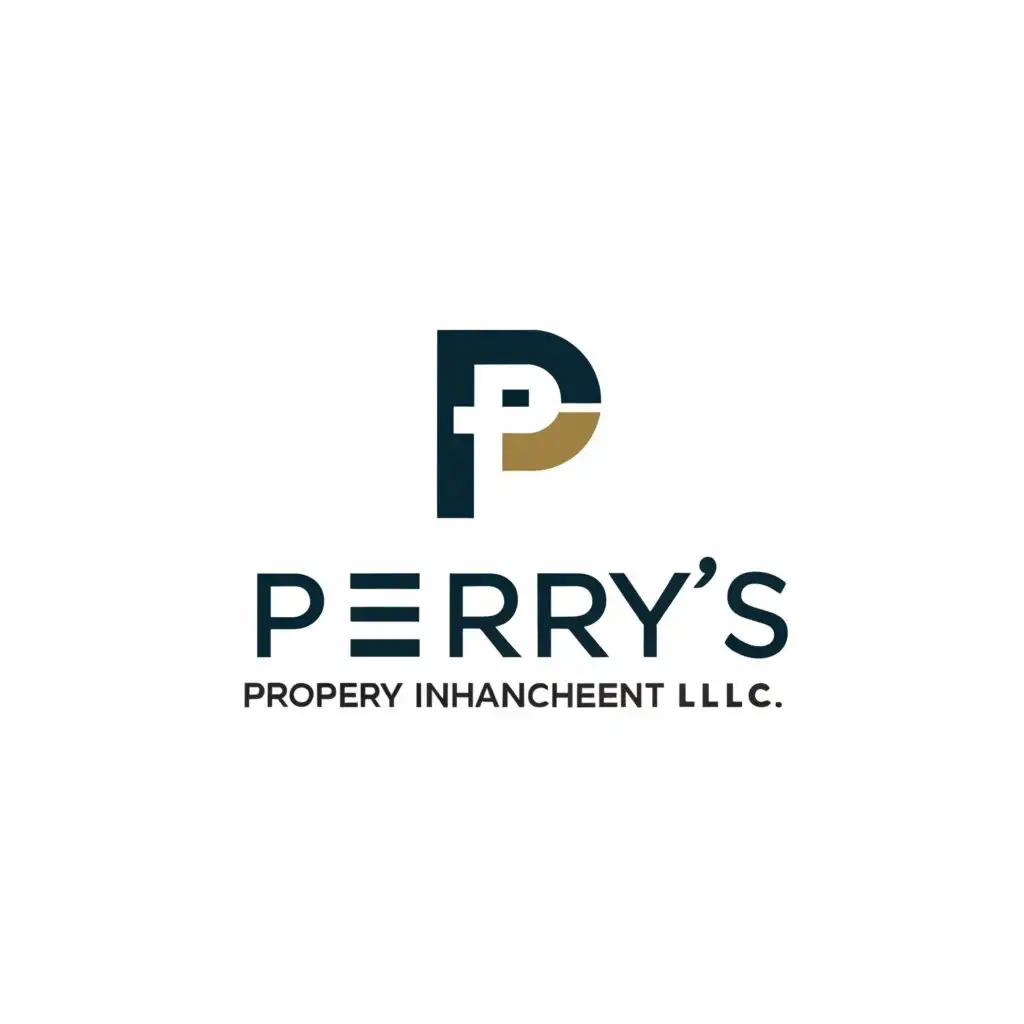 a logo design,with the text "Perry's Property Inhancement LLC", main symbol:P P I,Minimalistic,clear background