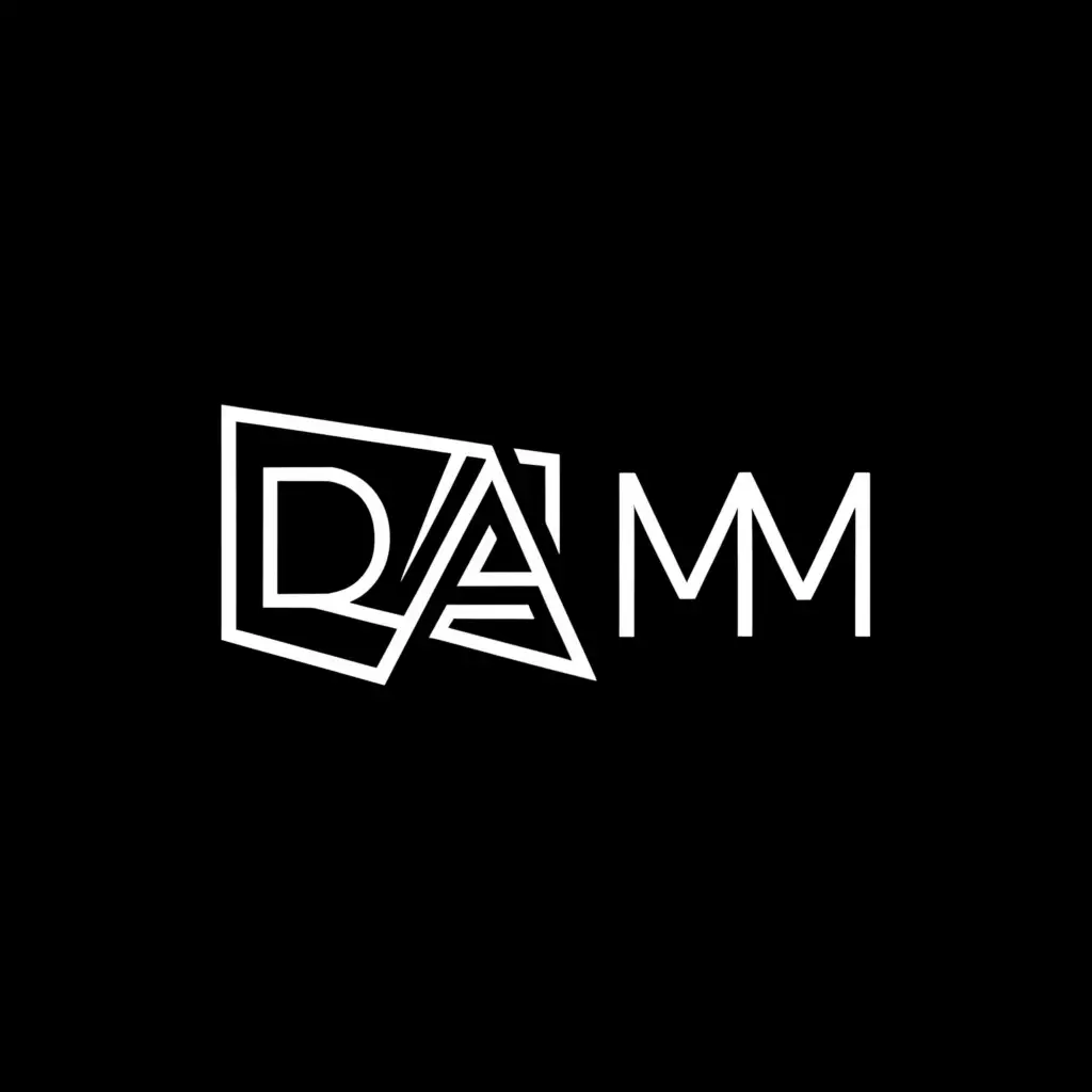 a logo design,with the text "DAMM", main symbol:No character,Minimalistic,be used in Retail industry,clear background