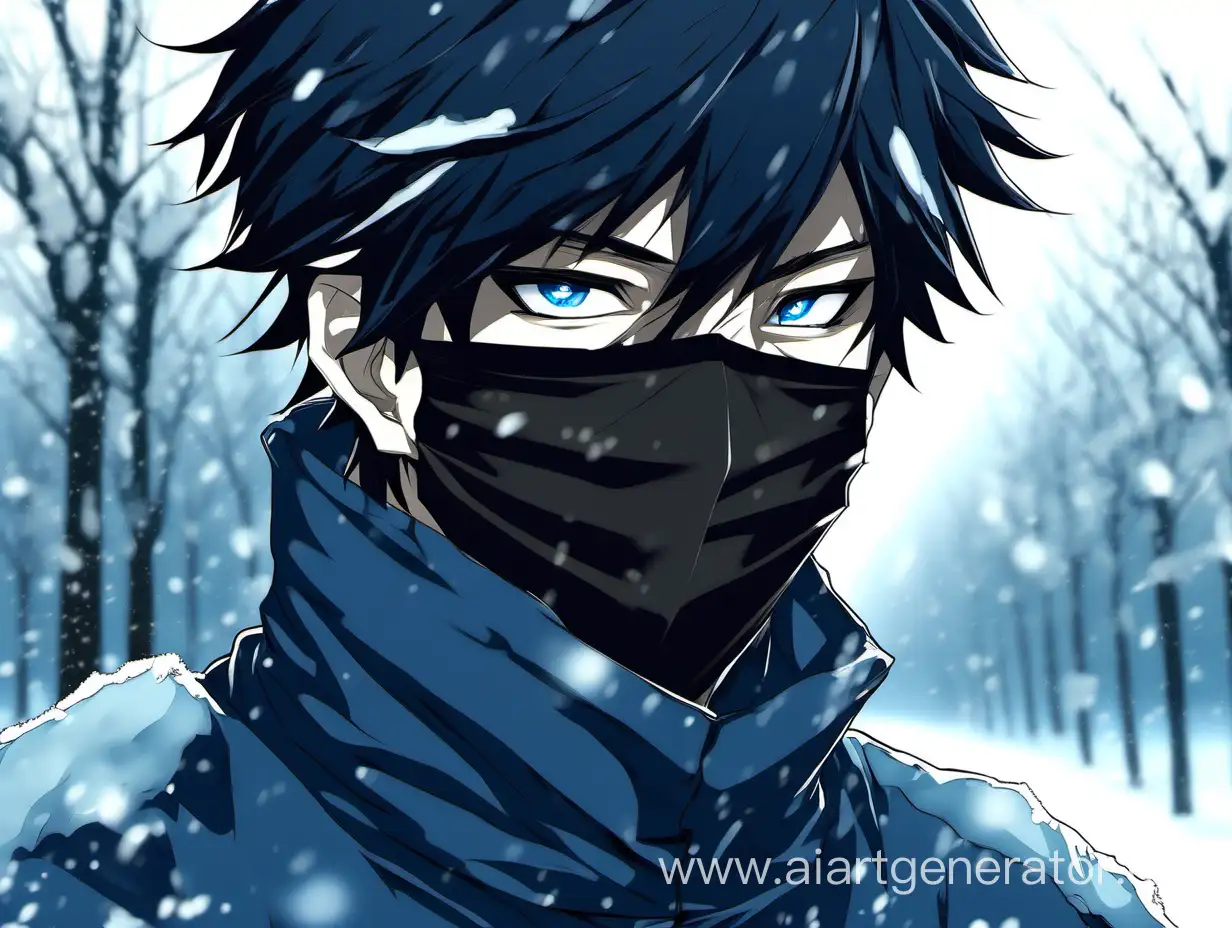 Mysterious-Anime-Character-in-Frosty-Attire-with-Black-Mask