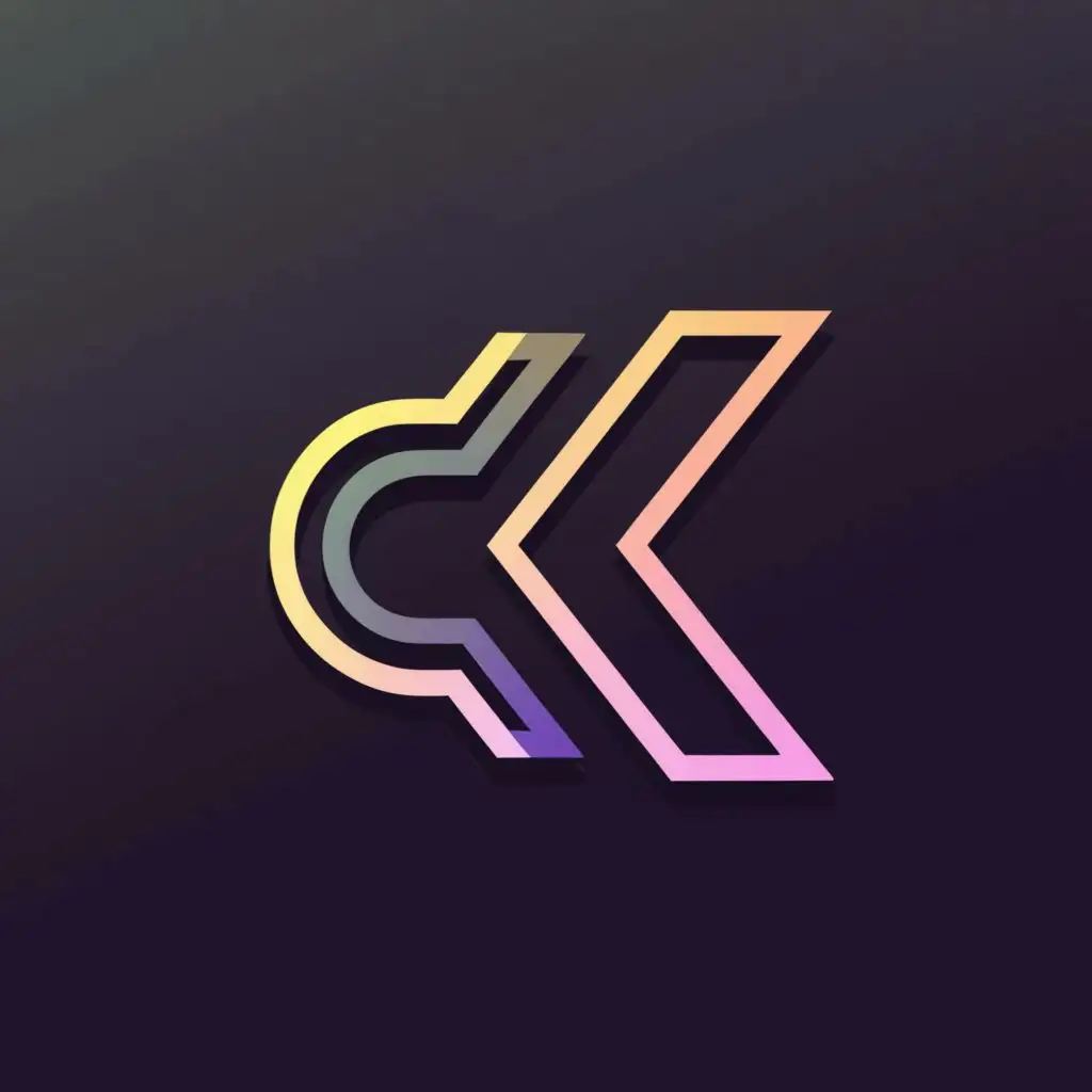 a logo design,with the text "CK", main symbol:CK,Moderate,be used in Internet industry,clear background