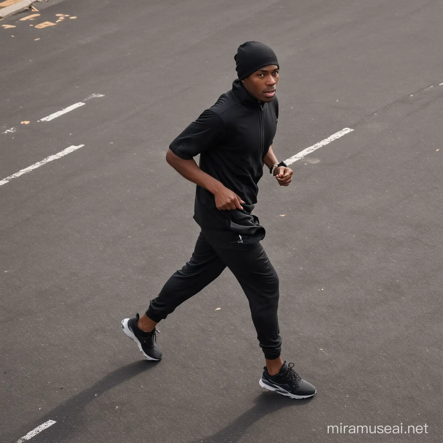 black jogger thief