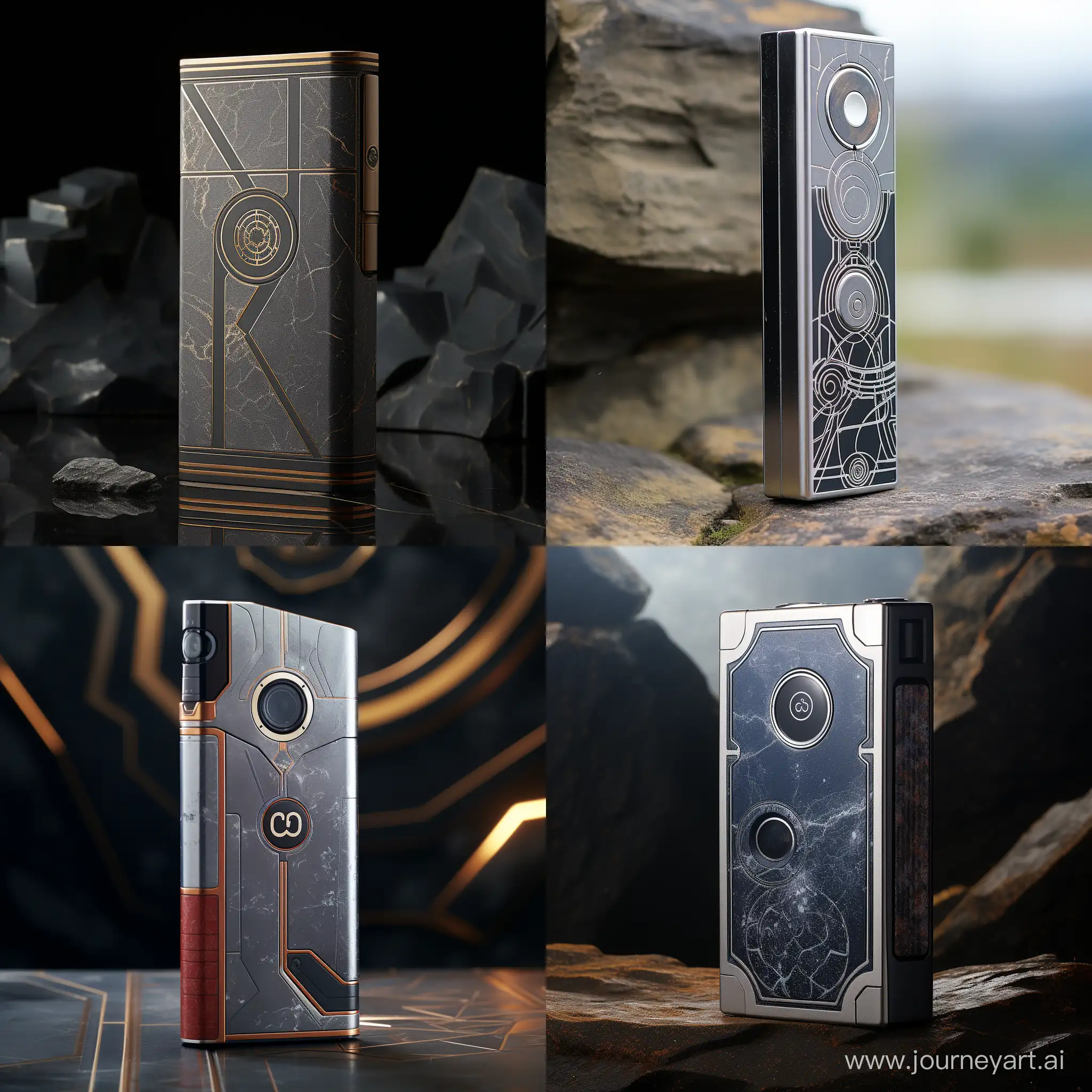 The Force was strong with this vaping device, a sleek and silver square case adorned with intricate etchings reminiscent of a galaxy far, far away. It lay atop the cold stone tiles, its presence commanding attention and respect. The power within the vape was unlike any other, its vapor swirling and curling in a mesmerizing dance, as if it held the secrets of the universe itself. With a simple puff, the user was transported to a realm of flavor and satisfaction, a journey through the stars that only the chosen ones could embark upon. As the vapor dissipated into the air, the vape rested on the stone tiles, a silent guardian of the Force, ready to be wielded once more by the chosen vaper.