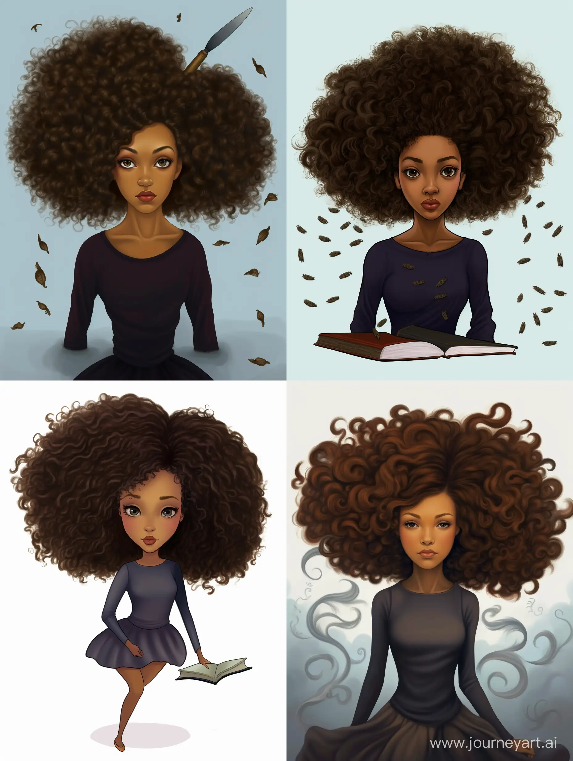 Empowering-Transformation-CurlyHaired-Woman-with-Alopecia-Receives-New-Wig