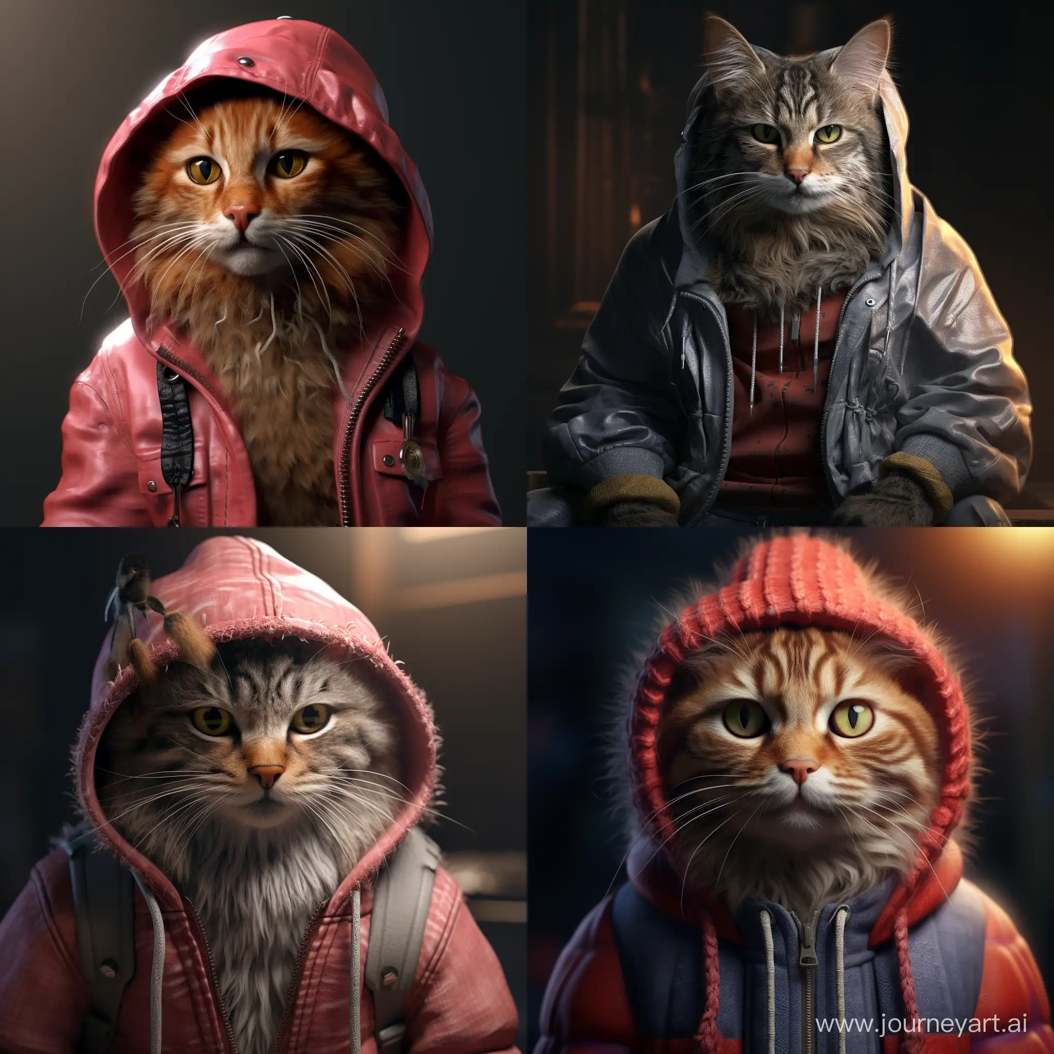 Intelligent-Cat-in-Realistic-Clothing-4K-AI-Image