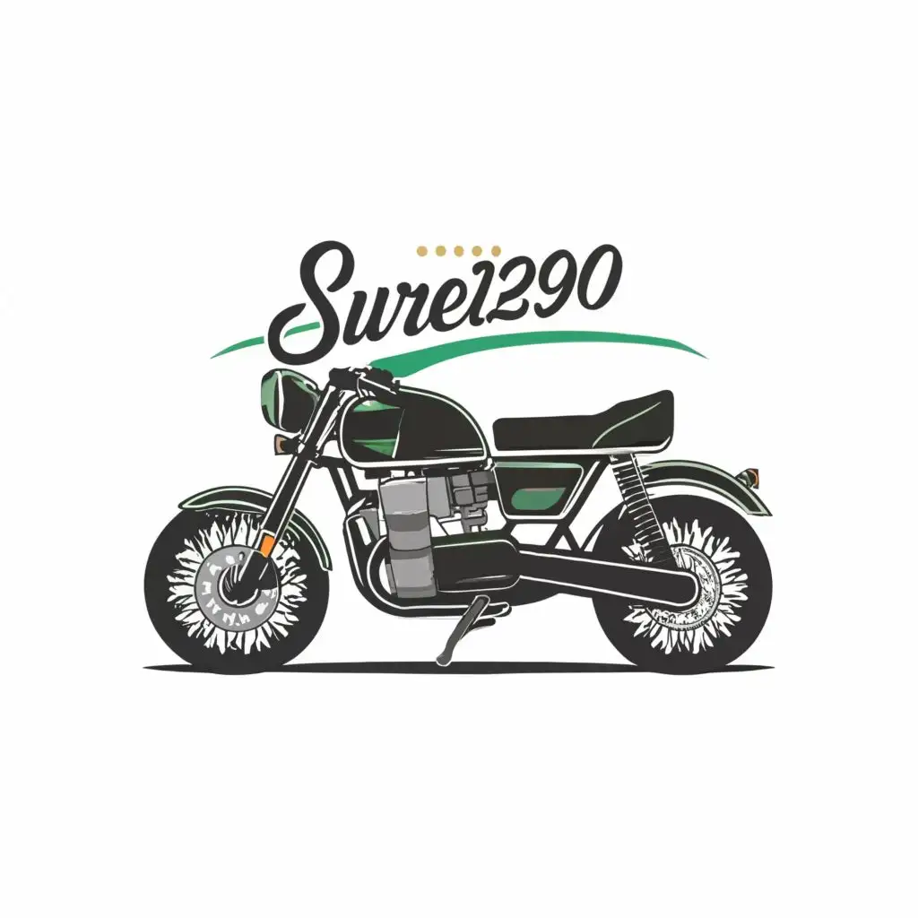 logo, Motorbikes, with the text "SURE1290", typography, be used in Travel industry