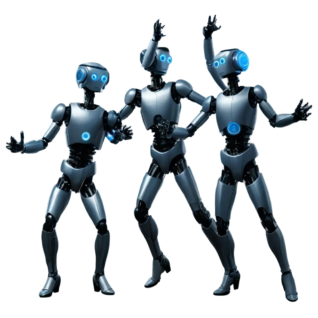 Dynamic-Dancing-Robots-Party-Vibrant-PNG-Image-Capturing-Futuristic-Celebration