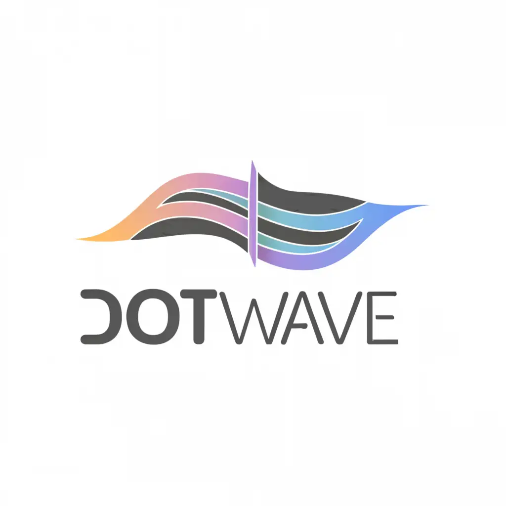 a logo design,with the text "dotWave", main symbol:technology,Moderate,clear background