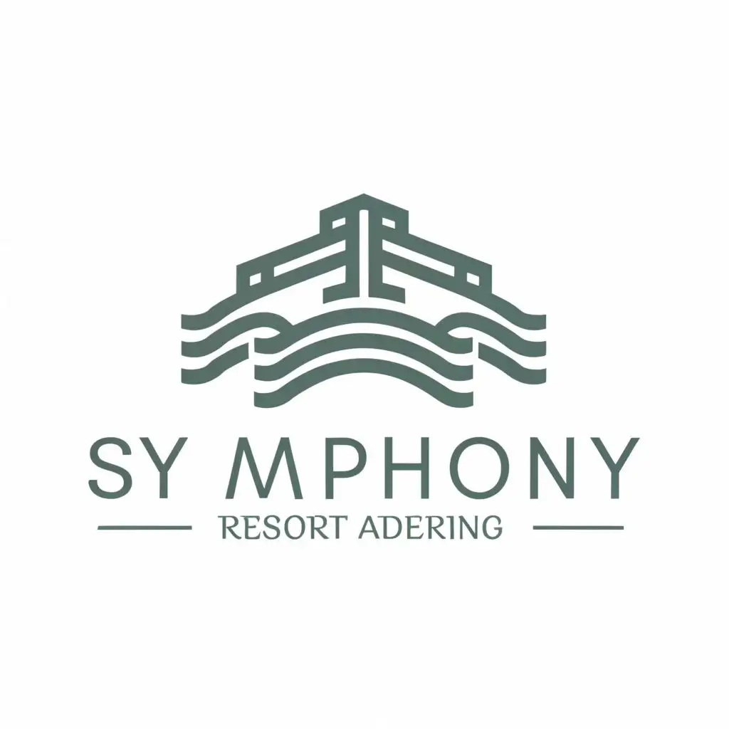 LOGO-Design-For-Symphony-Elegant-Text-with-ResortInspired-Symbol-on-Clear-Background