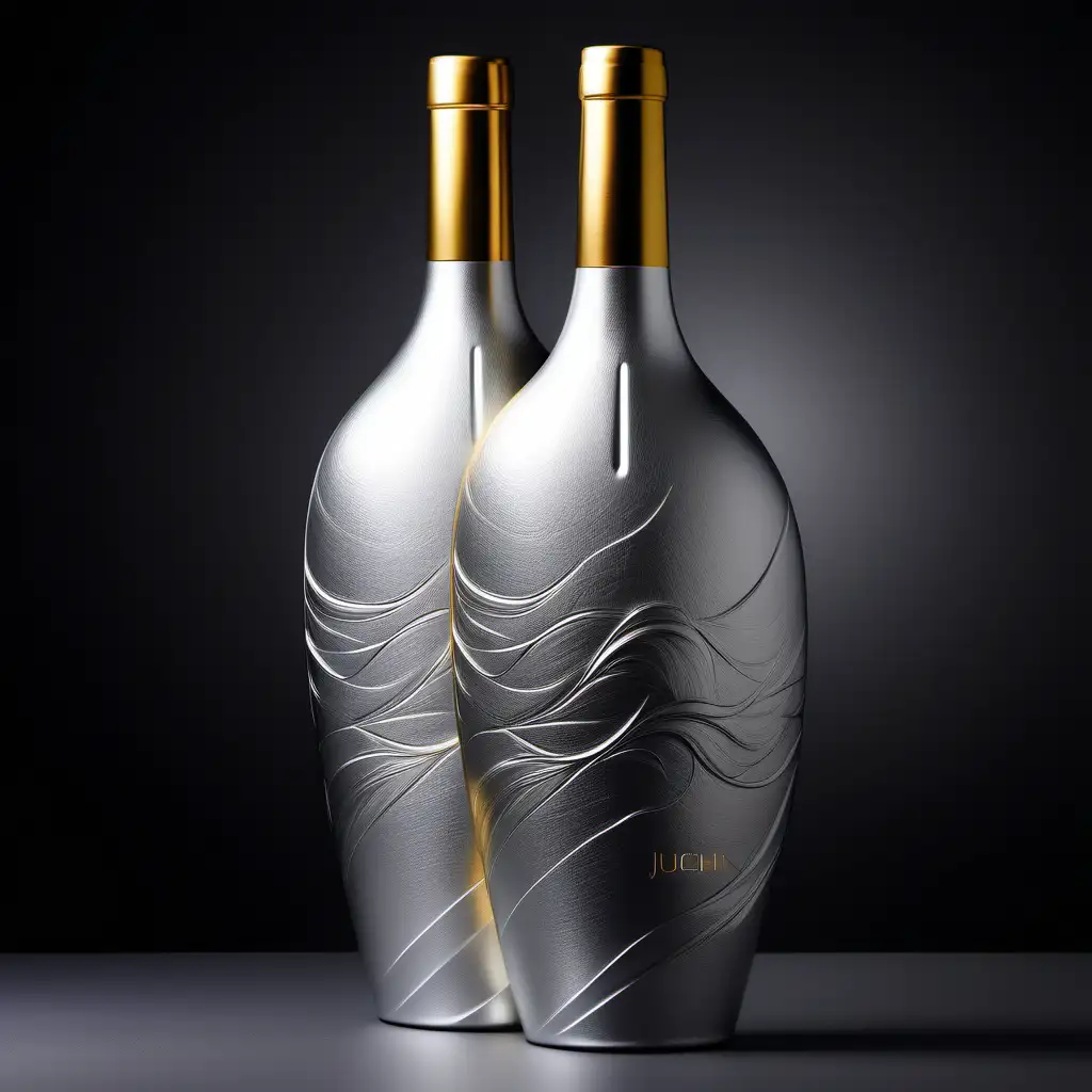 Jiuchun HighEnd Wine Bottle Elegant Matte Ceramic Packaging