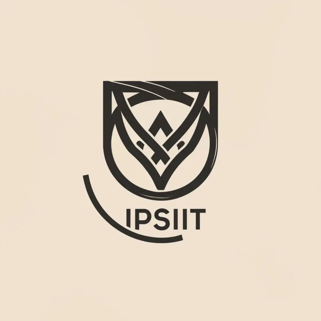 a logo design,with the text "Ipsit", main symbol:jewellery,Minimalistic,clear background