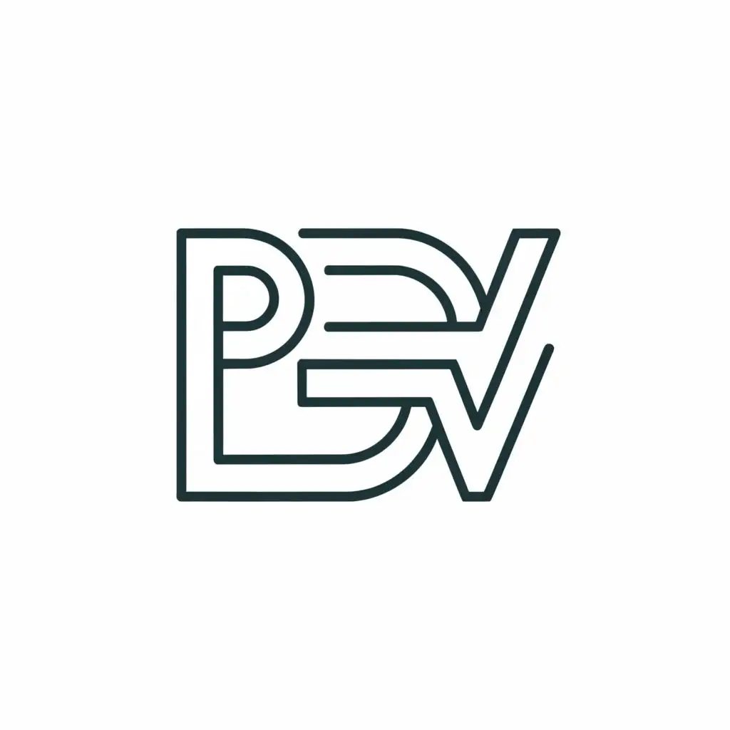 LOGO-Design-For-PSBV-Minimalistic-Line-Symbol-with-Modern-Typography-for-the-Technology-Industry