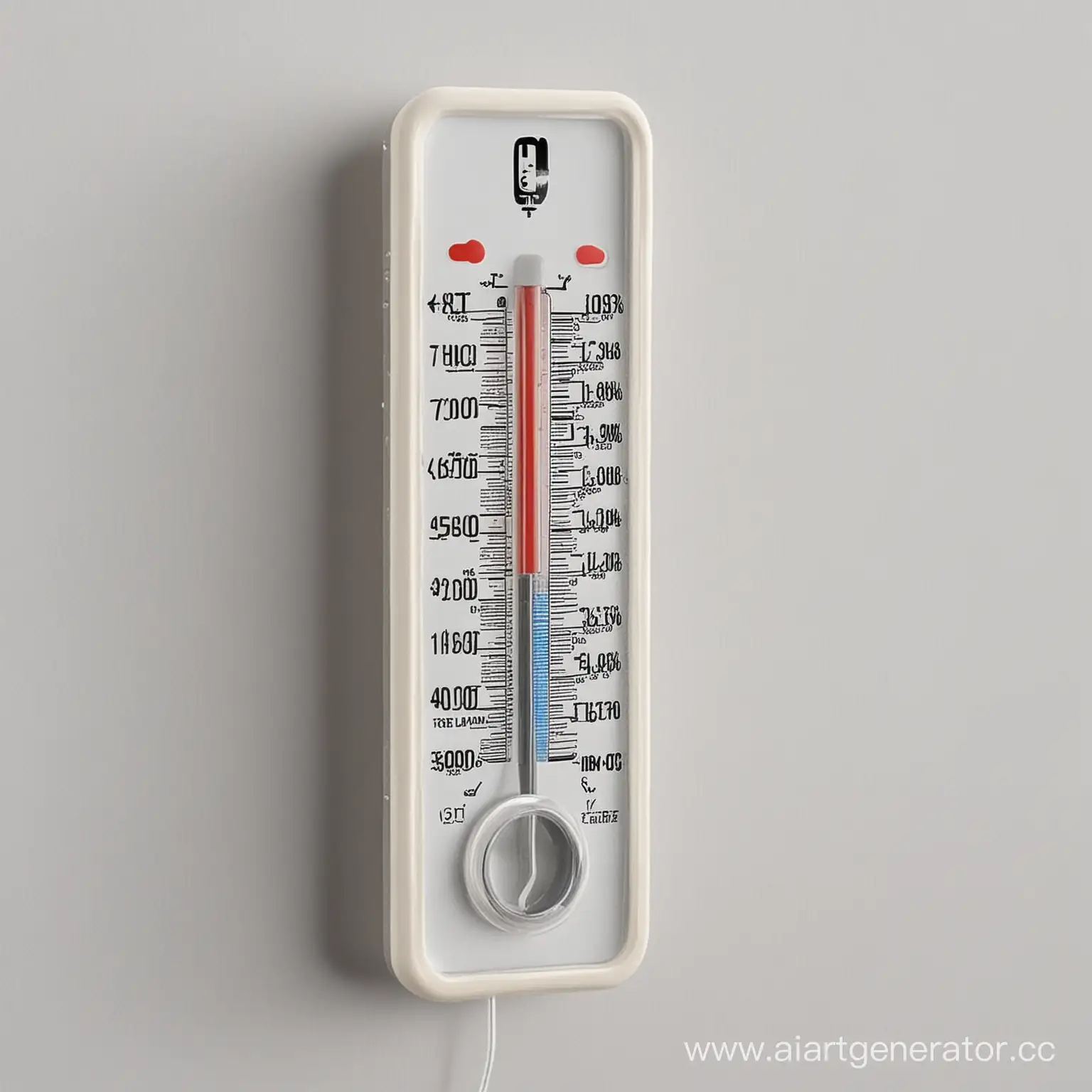 Vertical-Thermometer-Showing-High-Temperature