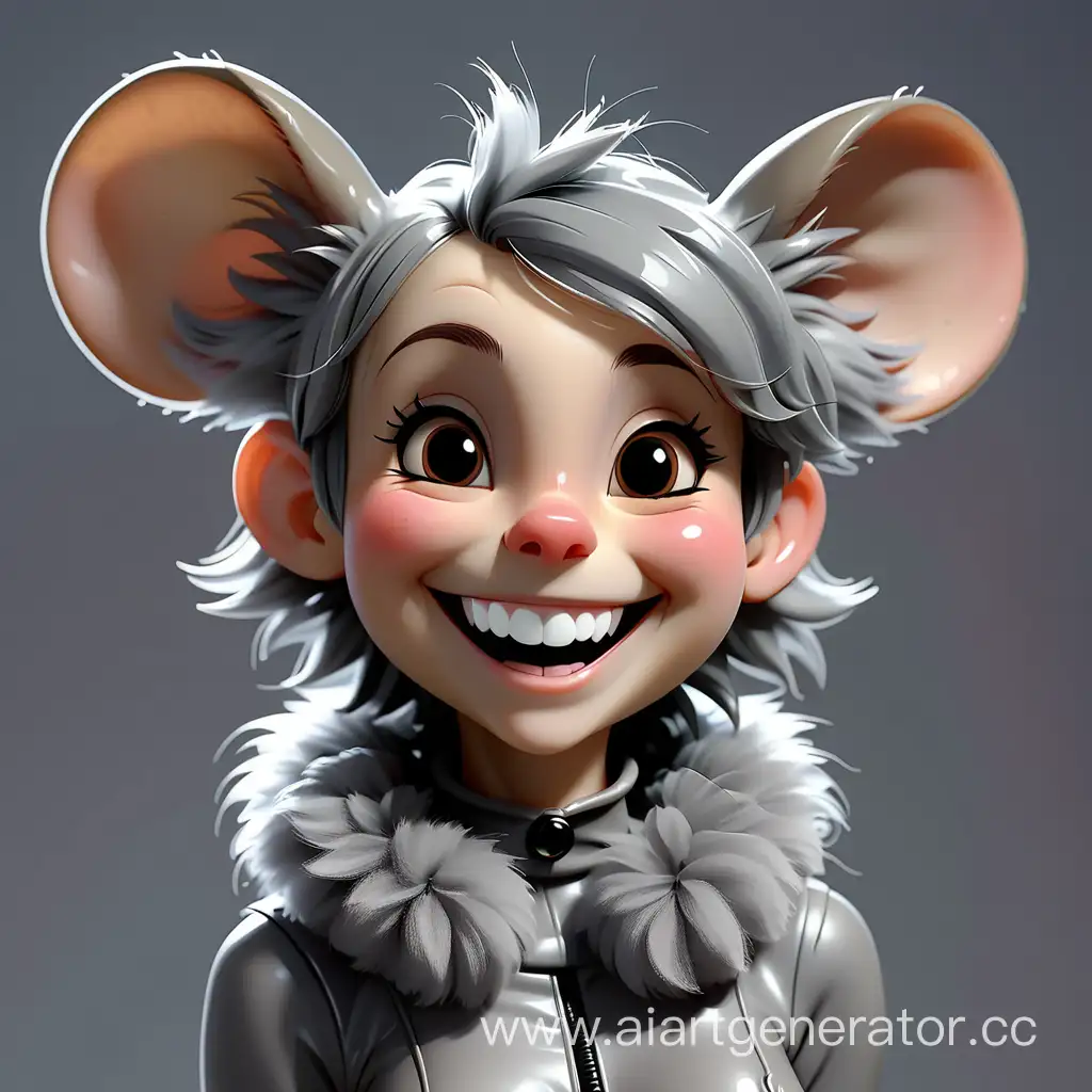 Cheerful-Gray-Latex-Furry-Mouse-Girl-Smiling