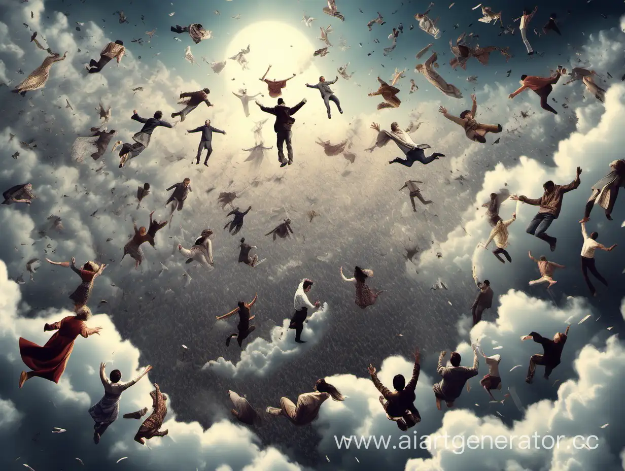 Freefalling-Skydivers-in-Whimsical-Chaos