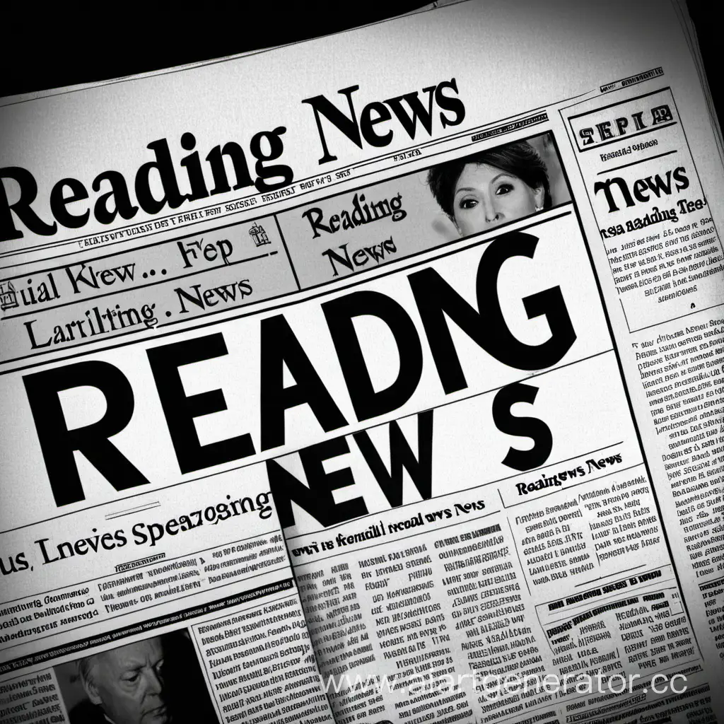 reading news