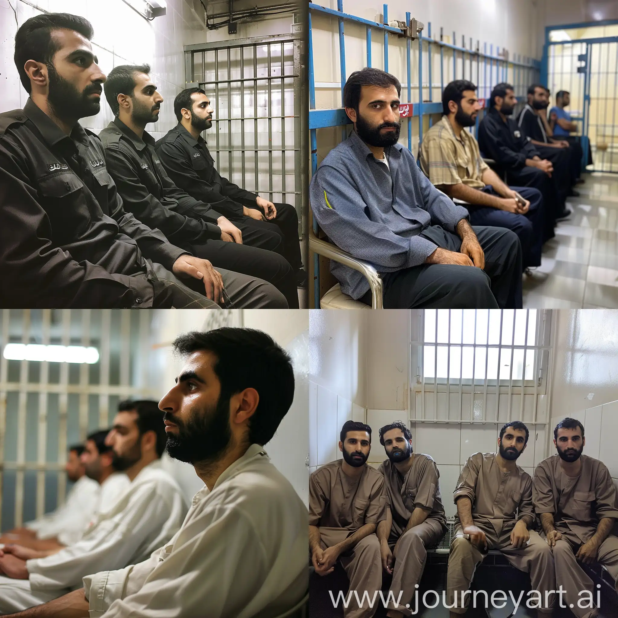 Iranian-Men-Sitting-in-Dubai-Prison