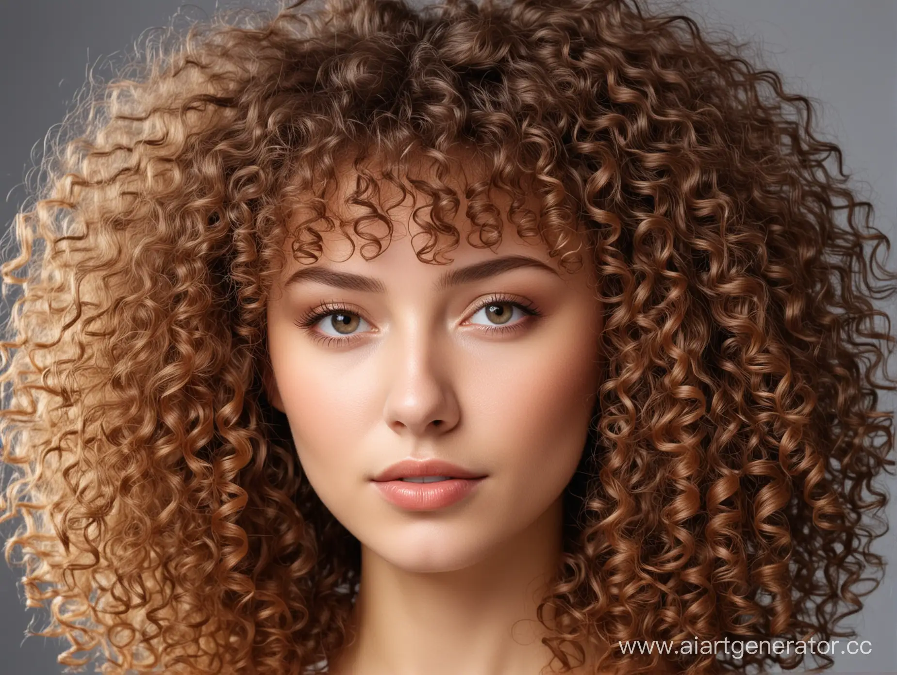 Portrait-of-a-Stylish-Girl-with-Chemical-Perm-Hairstyle