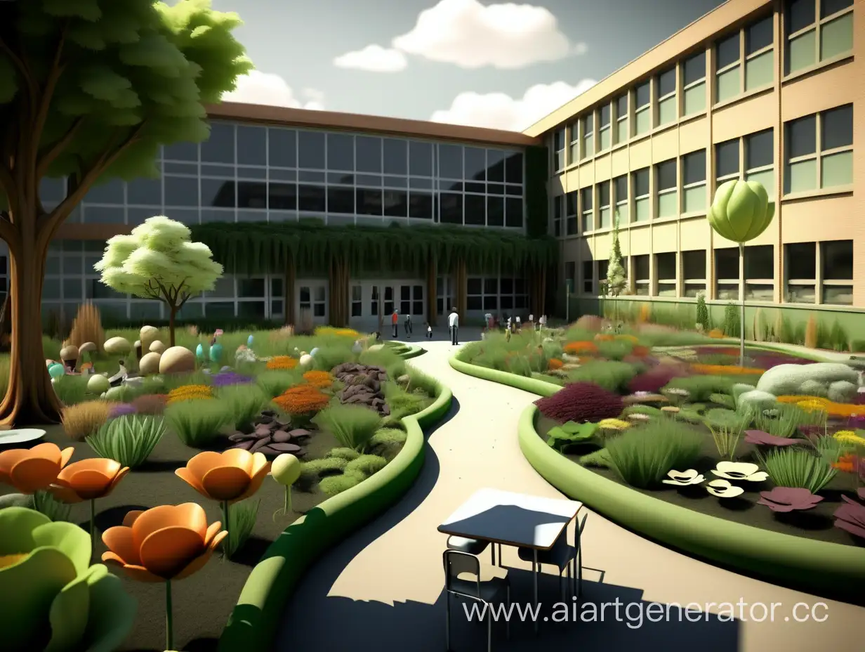 Futuristic-School-with-Lush-Garden-Landscape