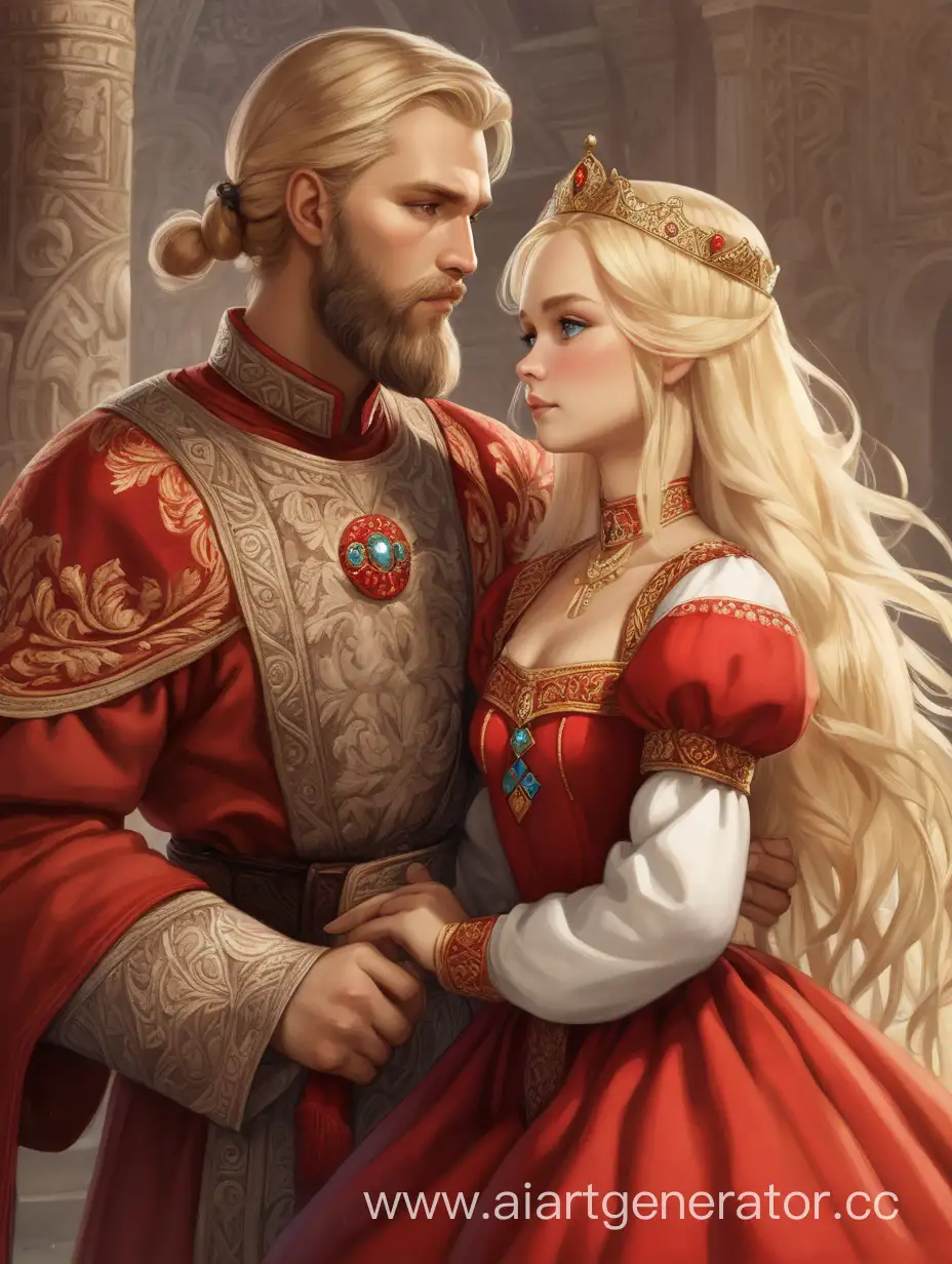 Ancient-Russian-Prince-and-Princess-in-Regal-Attire