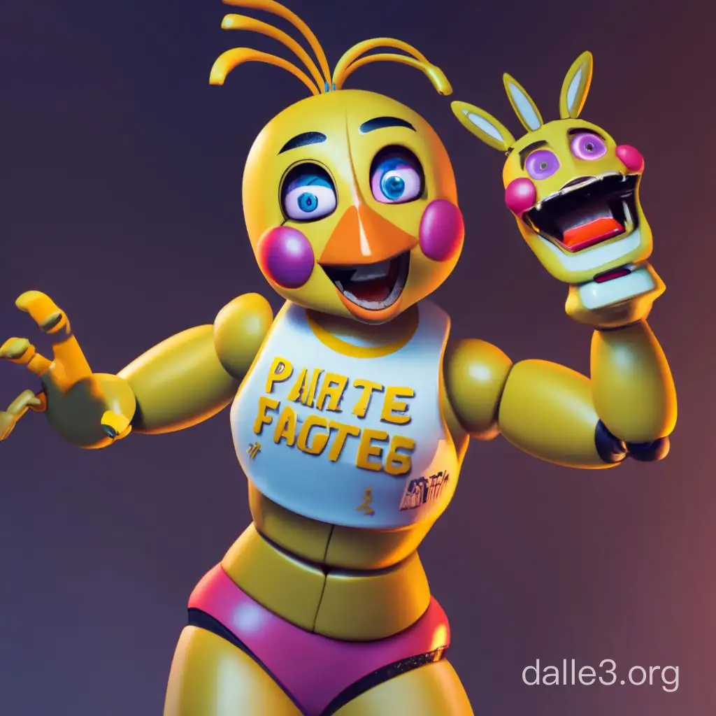 Five Nights at Freddy's 2 Toy Chica stunning full body model