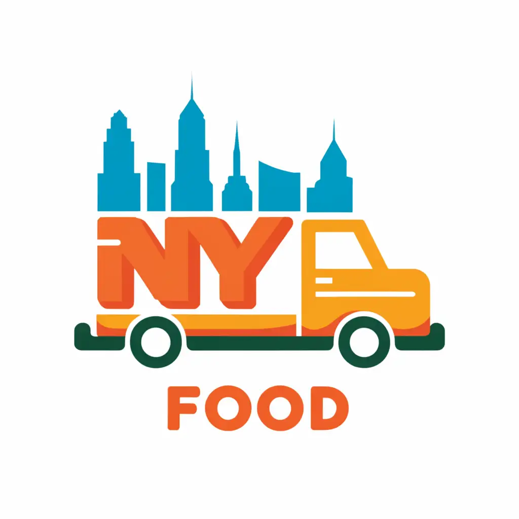 a logo design,with the text "nyc food", main symbol:food t,Moderate,clear background