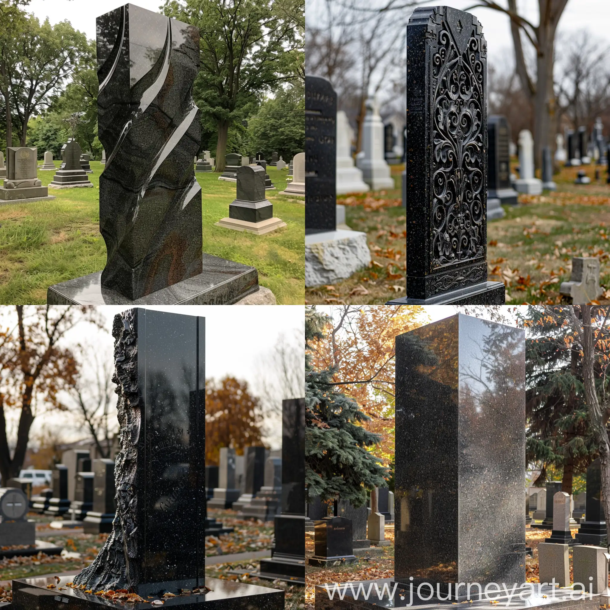 Vertical-Carved-Granite-Cemetery-Monument