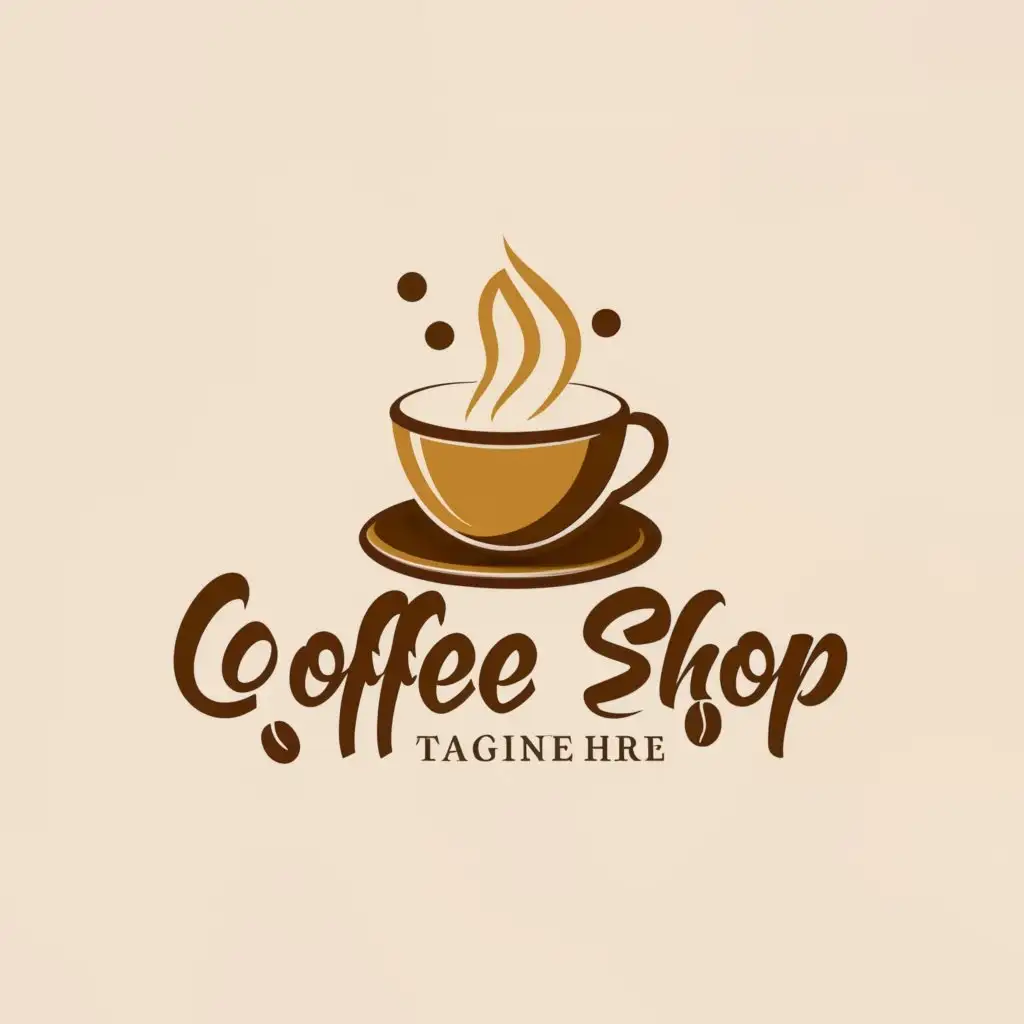 a logo design,with the text "Coffee shop", main symbol:Coffee,Moderate,be used in Restaurant industry,clear background