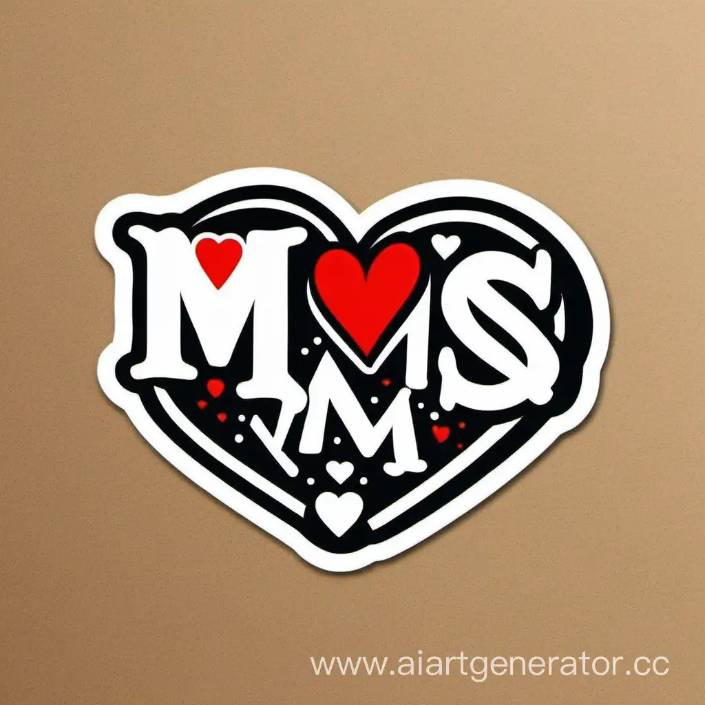 Heartfelt-Affection-Expressing-Love-with-I-LOVE-M-S-Sticker-Design